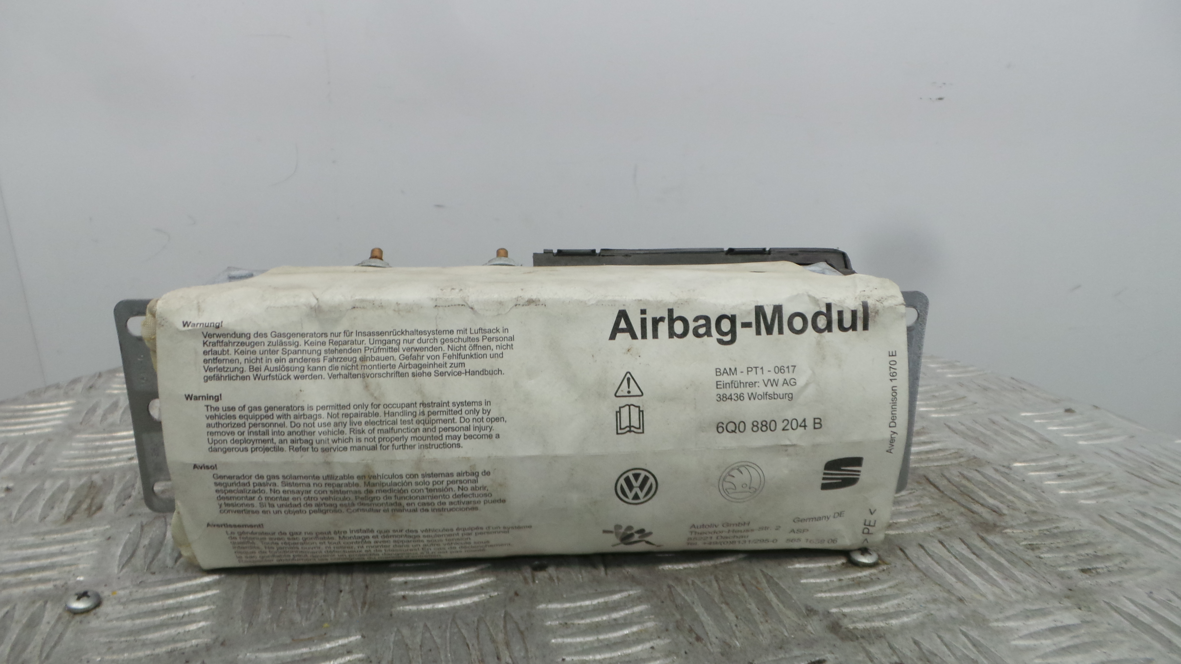 Airbag Passageiro 6Q0880204B - VW POLO (9N_, 9A_)-37825585 Airbag Passageiro 6Q0880204B - VW POLO (9N_, 9A_)-37825585