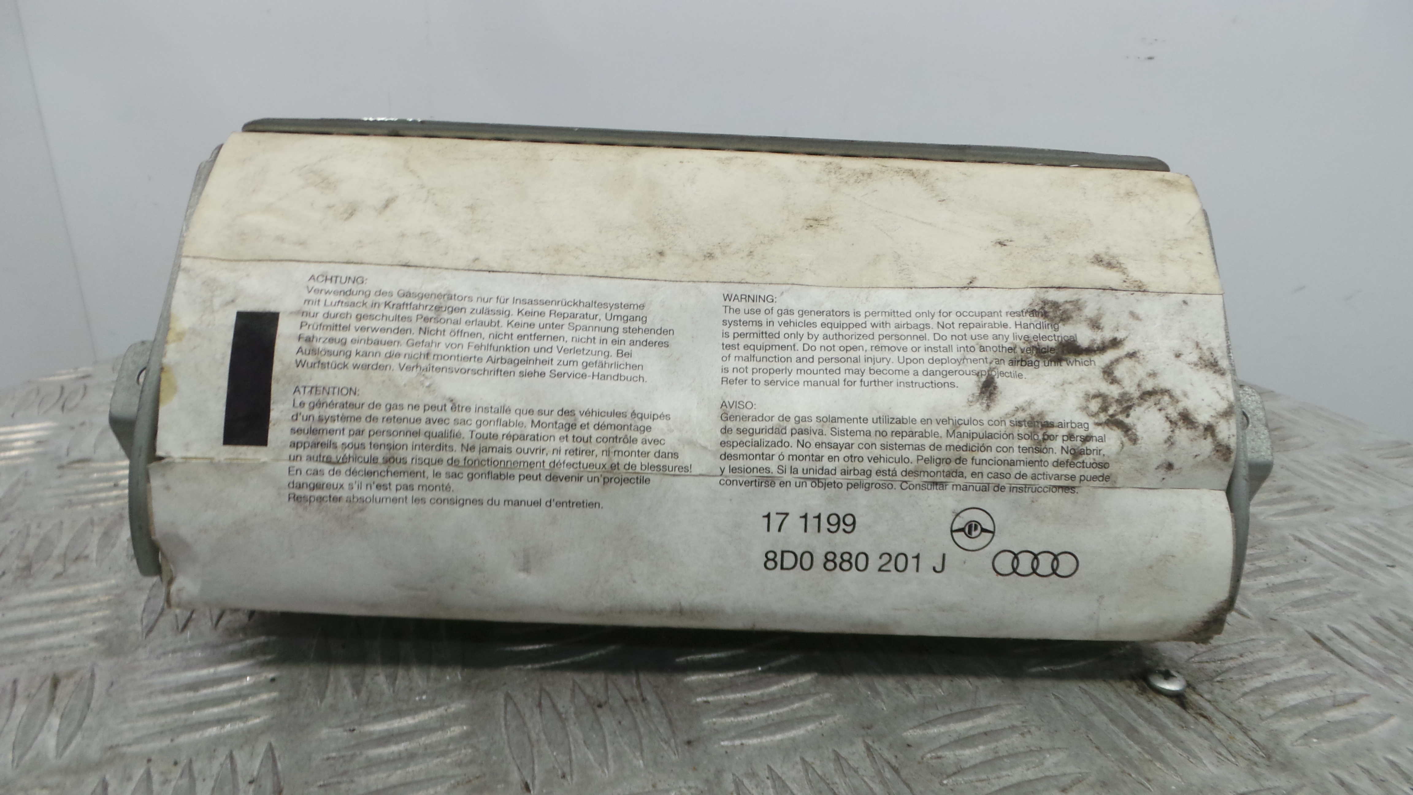 Airbag Passageiro 8D0880201J - AUDI A4 B6 (8E2)-37825591