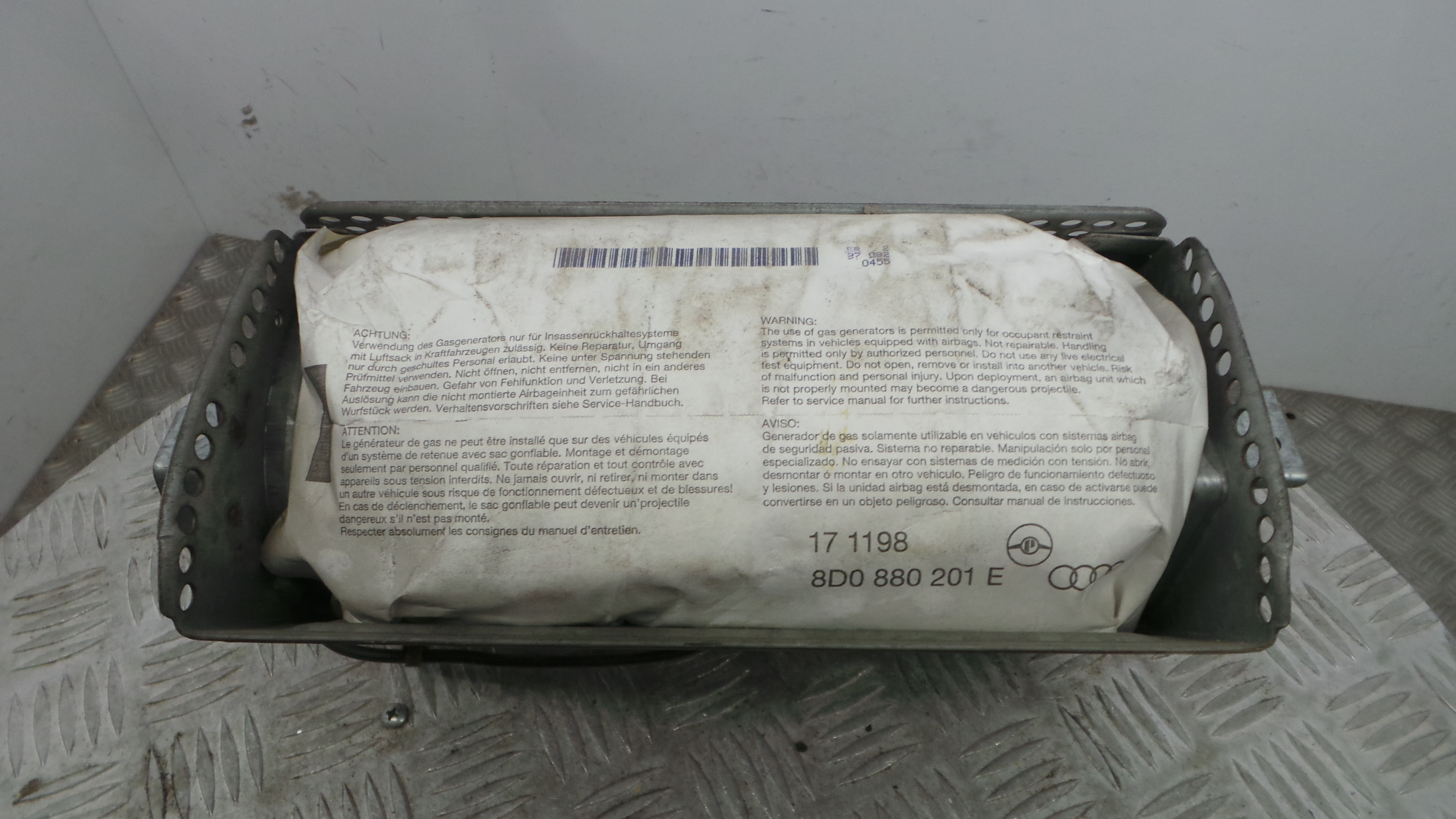 Airbag Passageiro 8D0880201E - AUDI A4 B5 Avant (8D5)-37825627