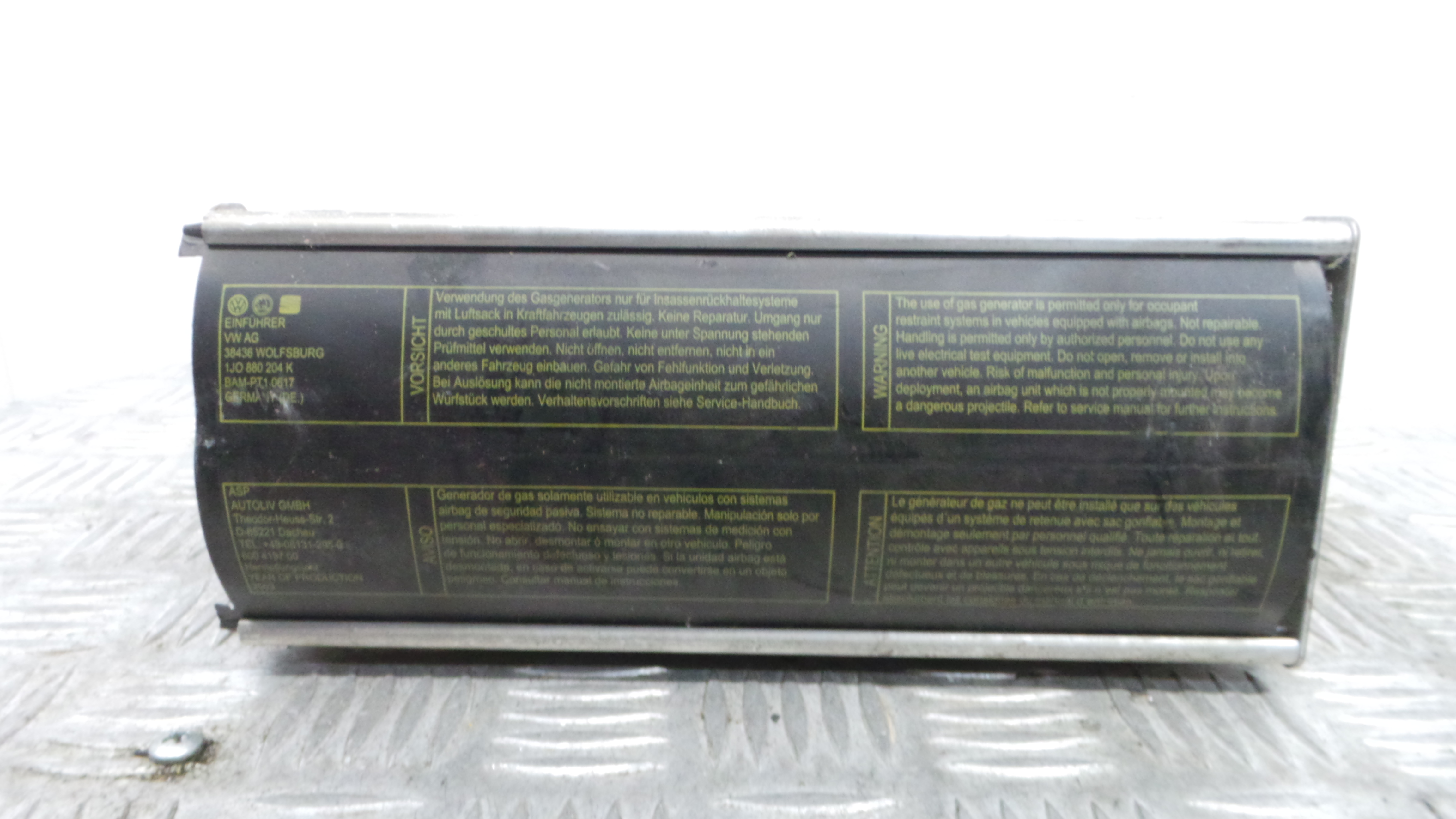 Airbag Passageiro 1J0880204K - VW GOLF IV (1J1), GOLF Mk IV (1J1)-37825678 Airbag Passageiro 1J0880204K - VW GOLF IV (1J1), GOLF Mk IV (1J1)-37825678
