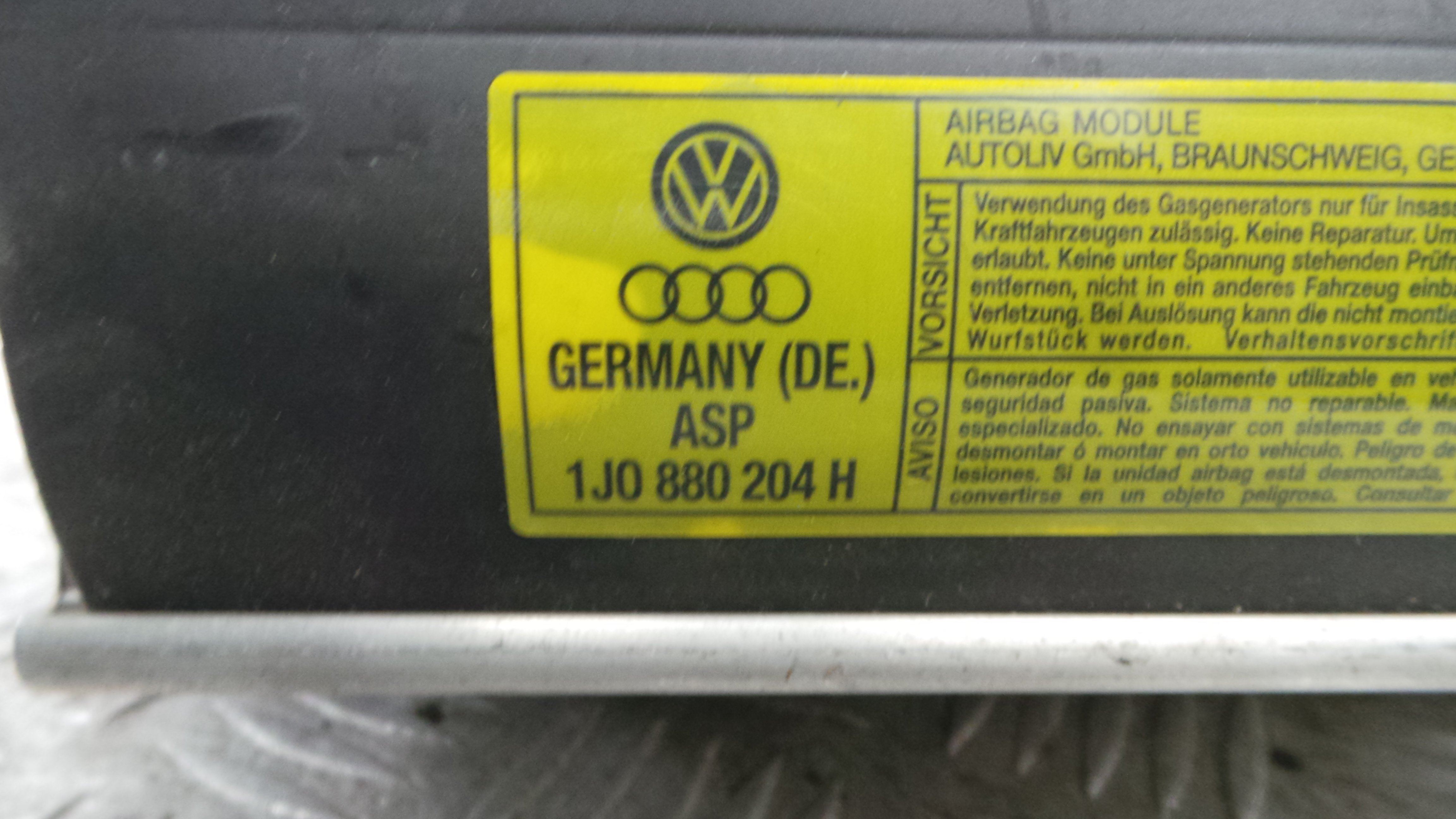 Airbag Passageiro 1J0880204H - SEAT LEON (1M1)-37825696