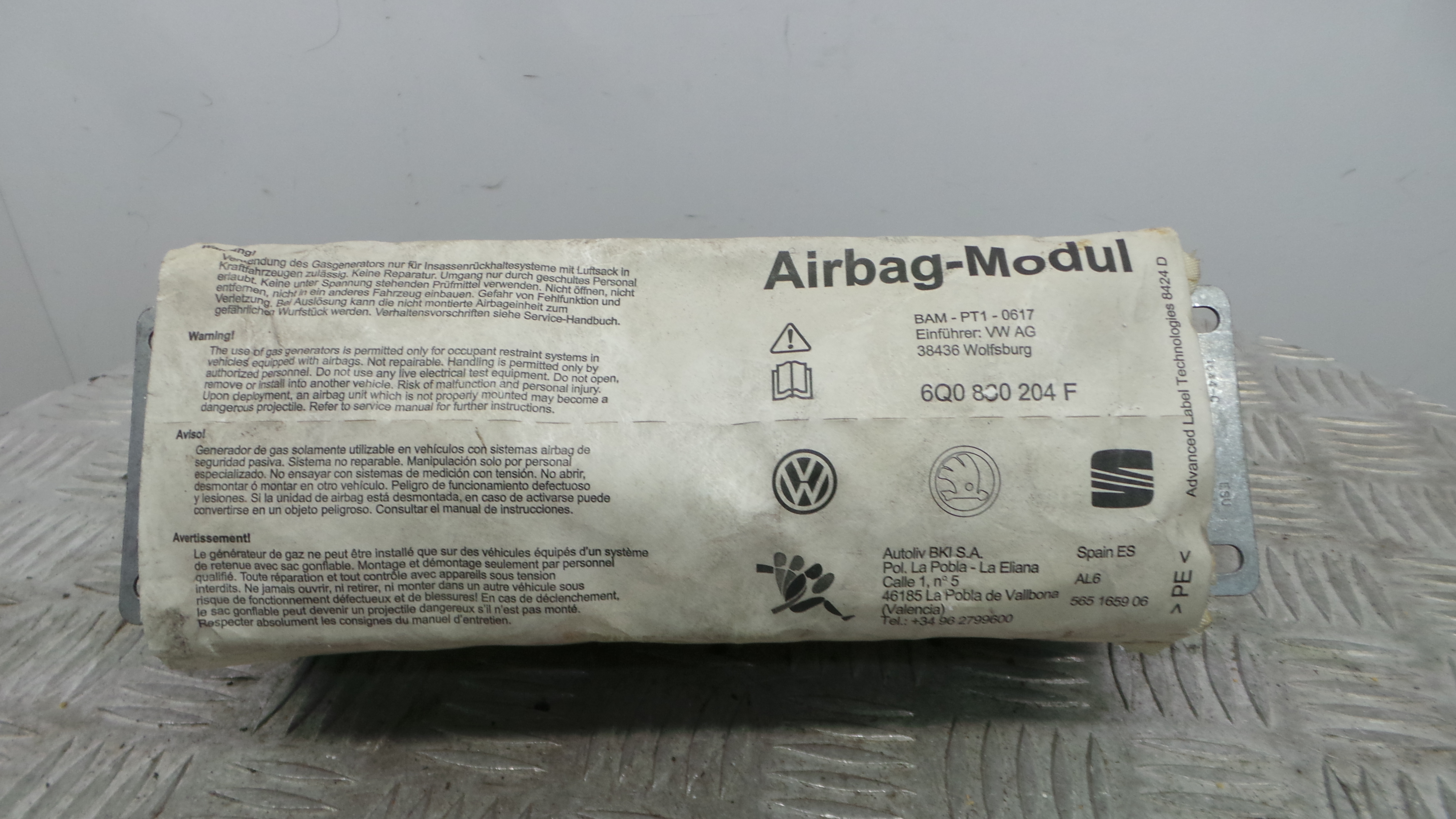 Airbag Passageiro 6Q0880204F - SEAT IBIZA III (6L1), IBIZA Mk III (6L1)-37825699 Airbag Passageiro 6Q0880204F - SEAT IBIZA III (6L1), IBIZA Mk III (6L1)-37825699