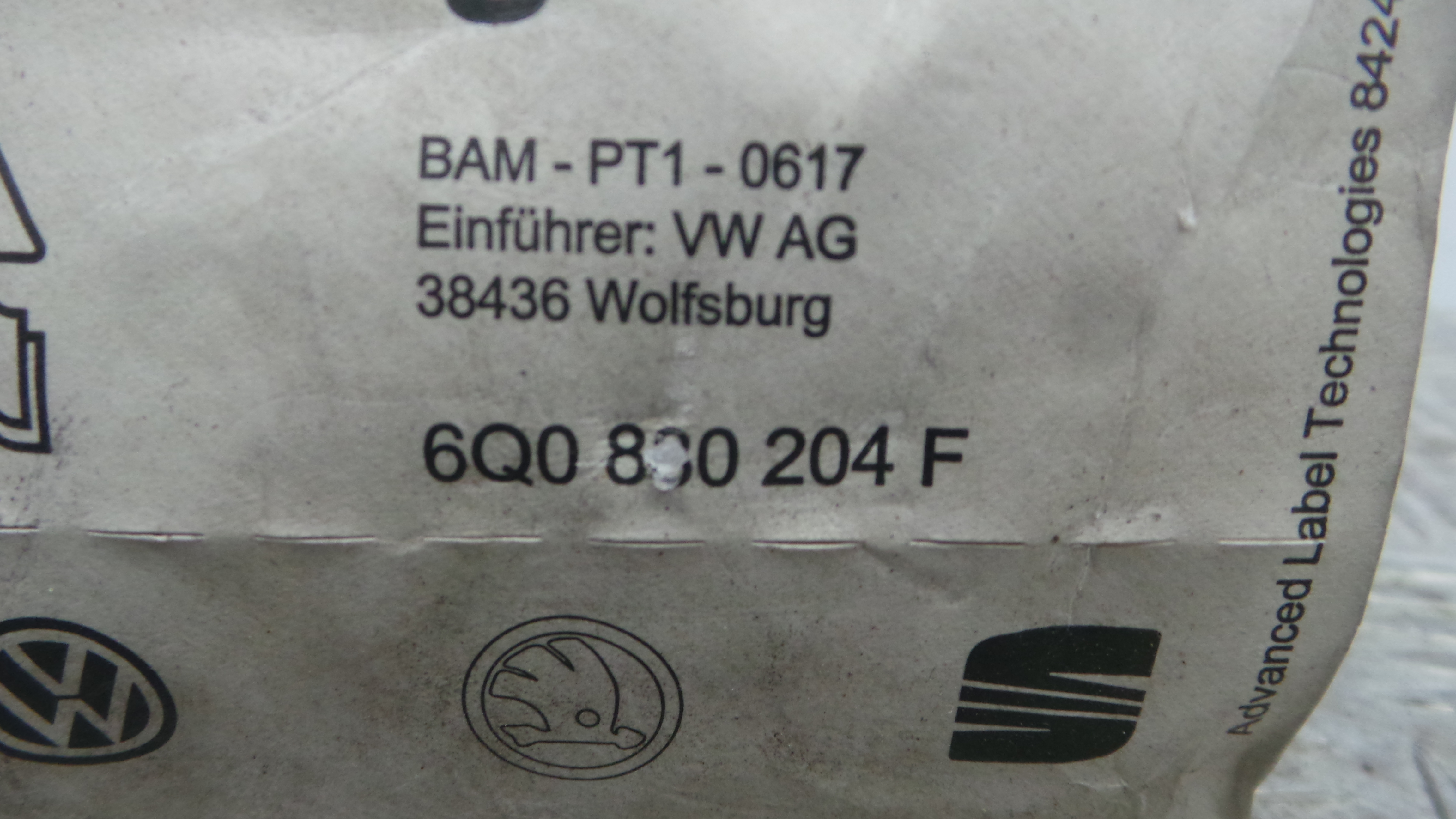 Airbag Passageiro 6Q0880204F - SEAT IBIZA III (6L1), IBIZA Mk III (6L1)-37825699