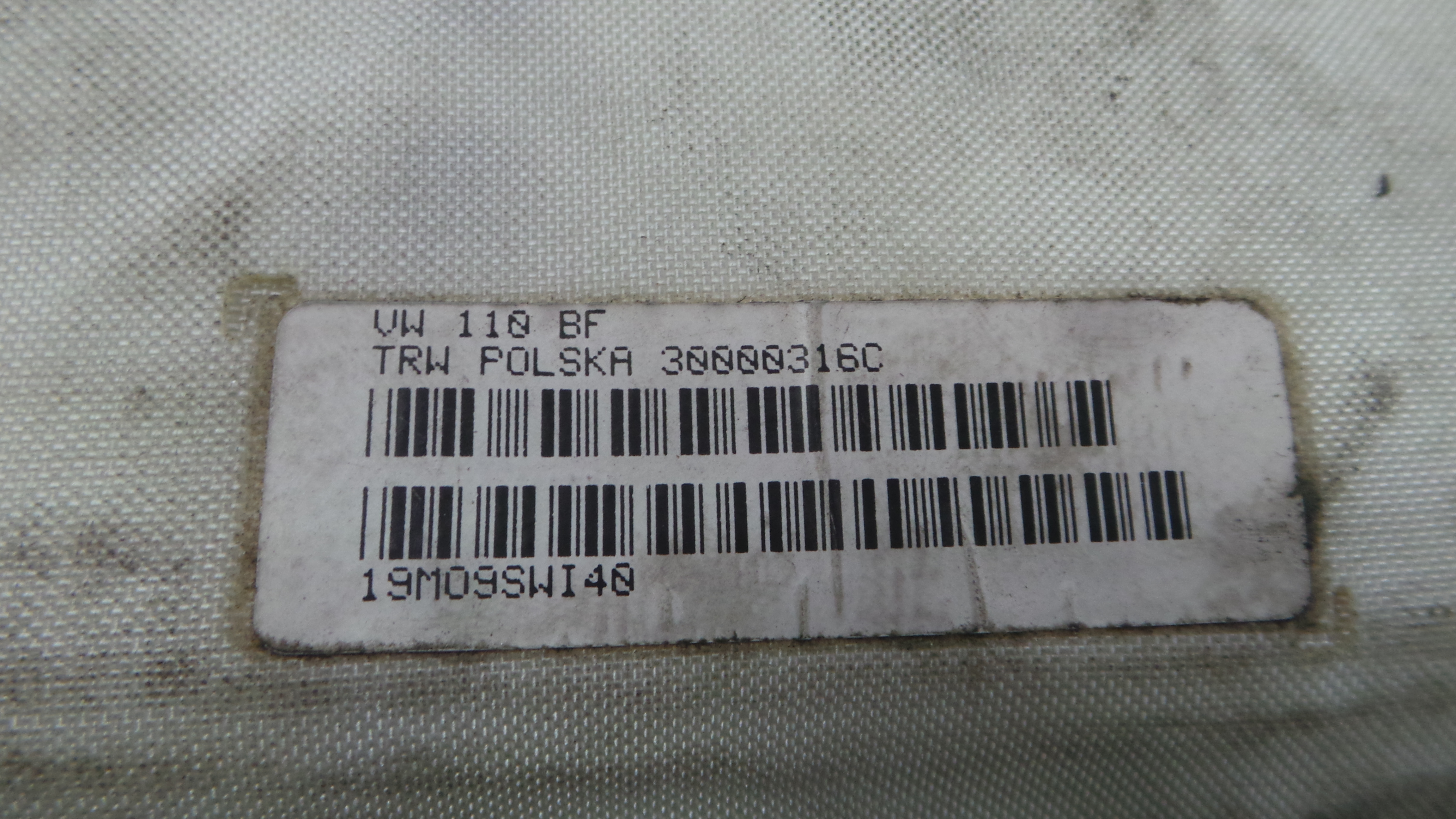 Airbag Passageiro 6K0880204 - SEAT IBIZA III (6L1), IBIZA Mk III (6L1)-37825705