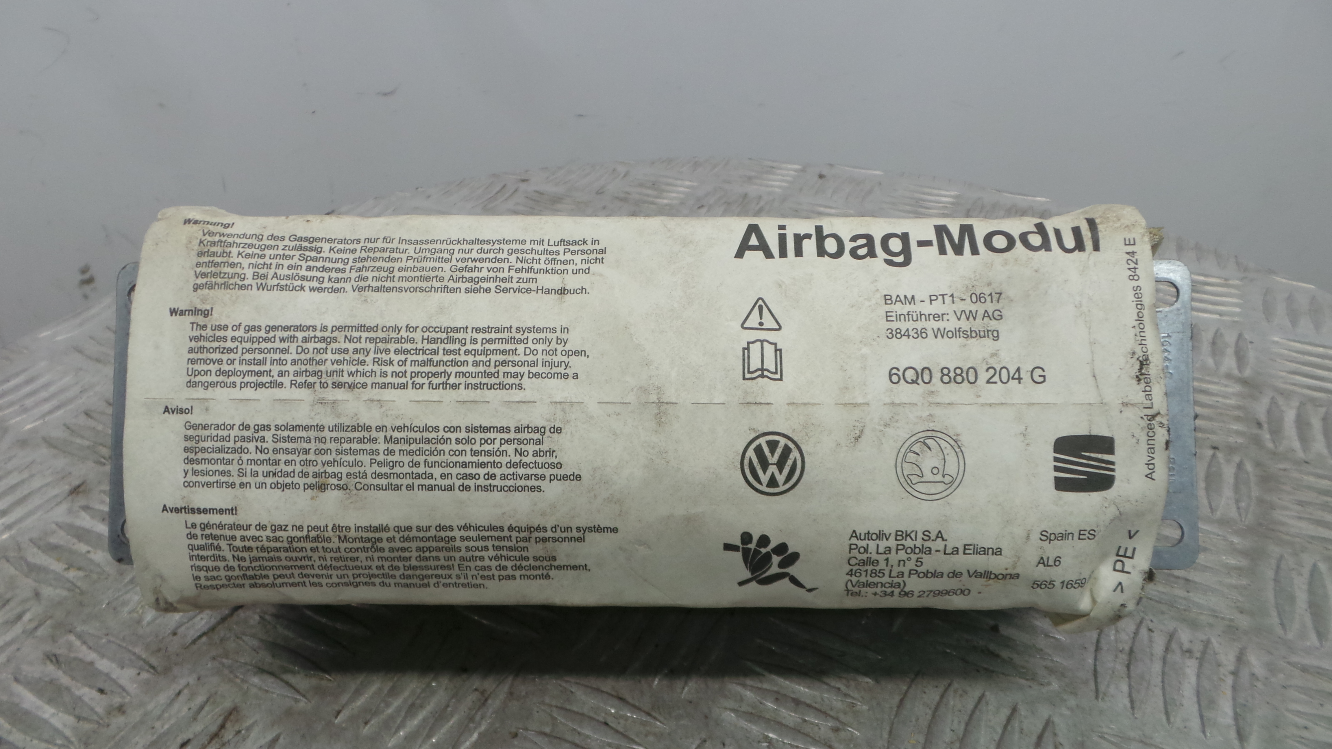 Airbag Passageiro 6Q0880204G - SEAT CORDOBA (6L2)-37825709 Airbag Passageiro 6Q0880204G - SEAT CORDOBA (6L2)-37825709