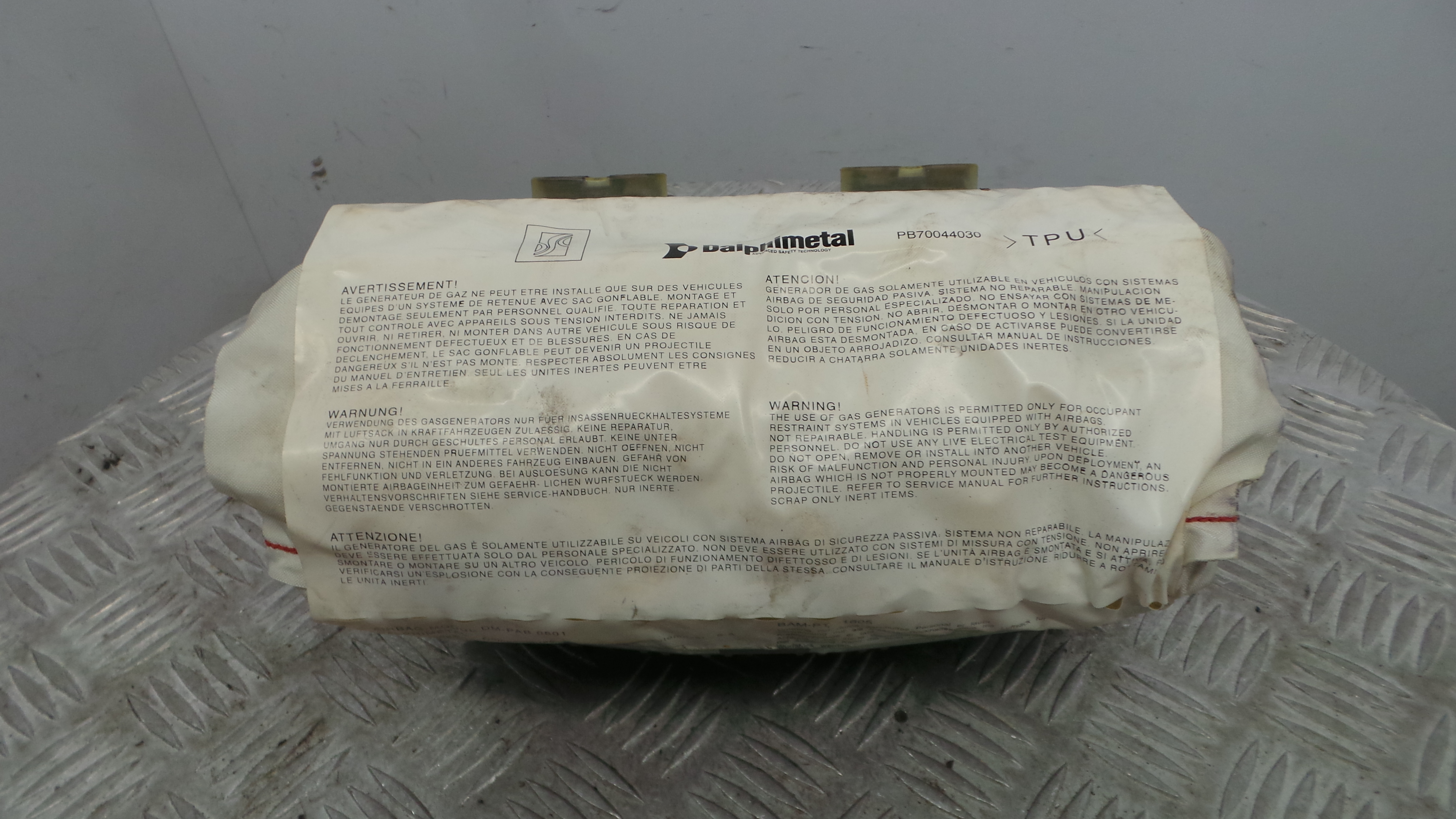 Airbag Passageiro 518284450 - FIAT GRANDE PUNTO (199_)-37825733