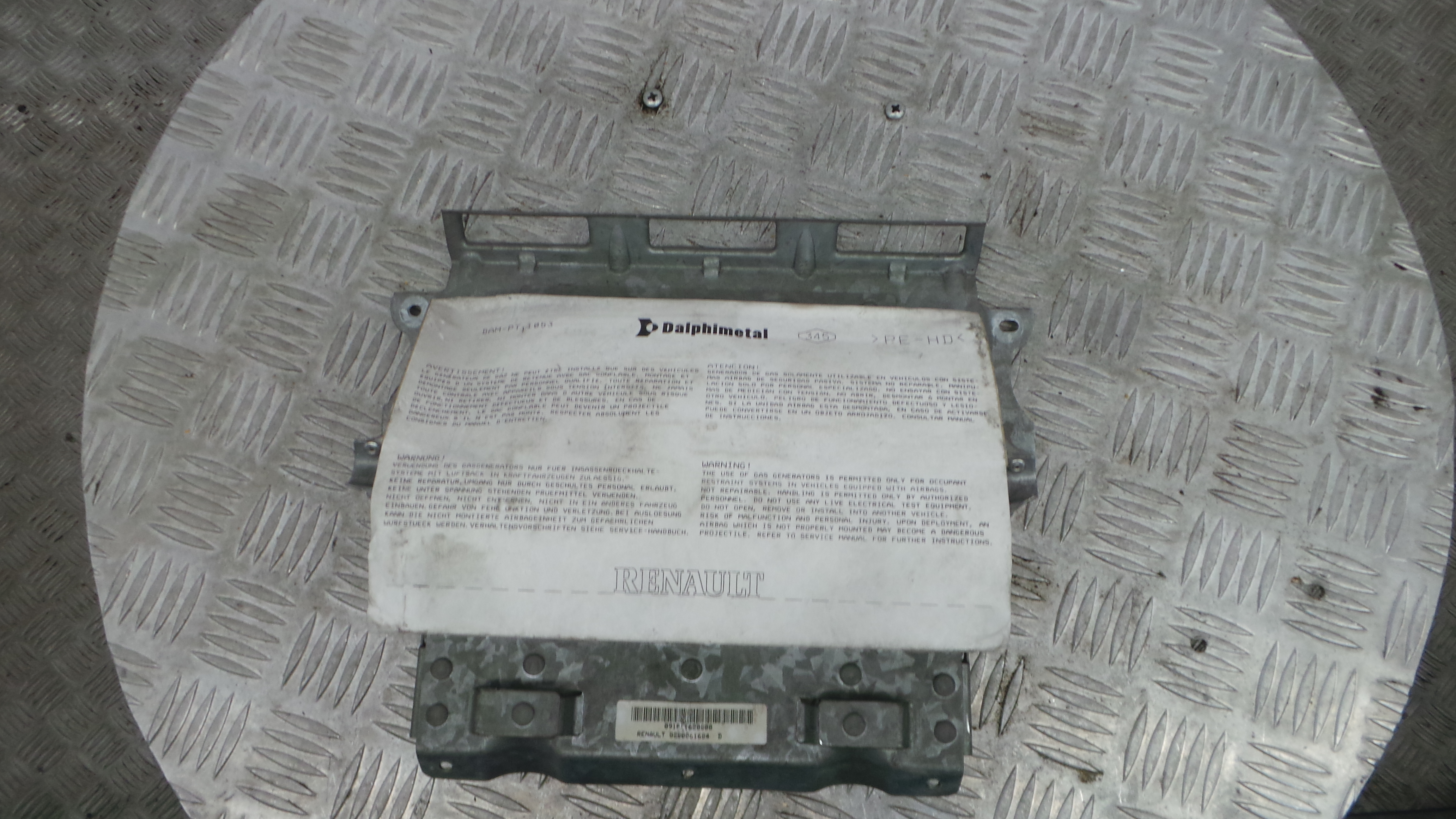 Airbag Passageiro 8200061684D - RENAULT CLIO II (BB_, CB_), CLIO Mk II (BB_, CB_)-37825784