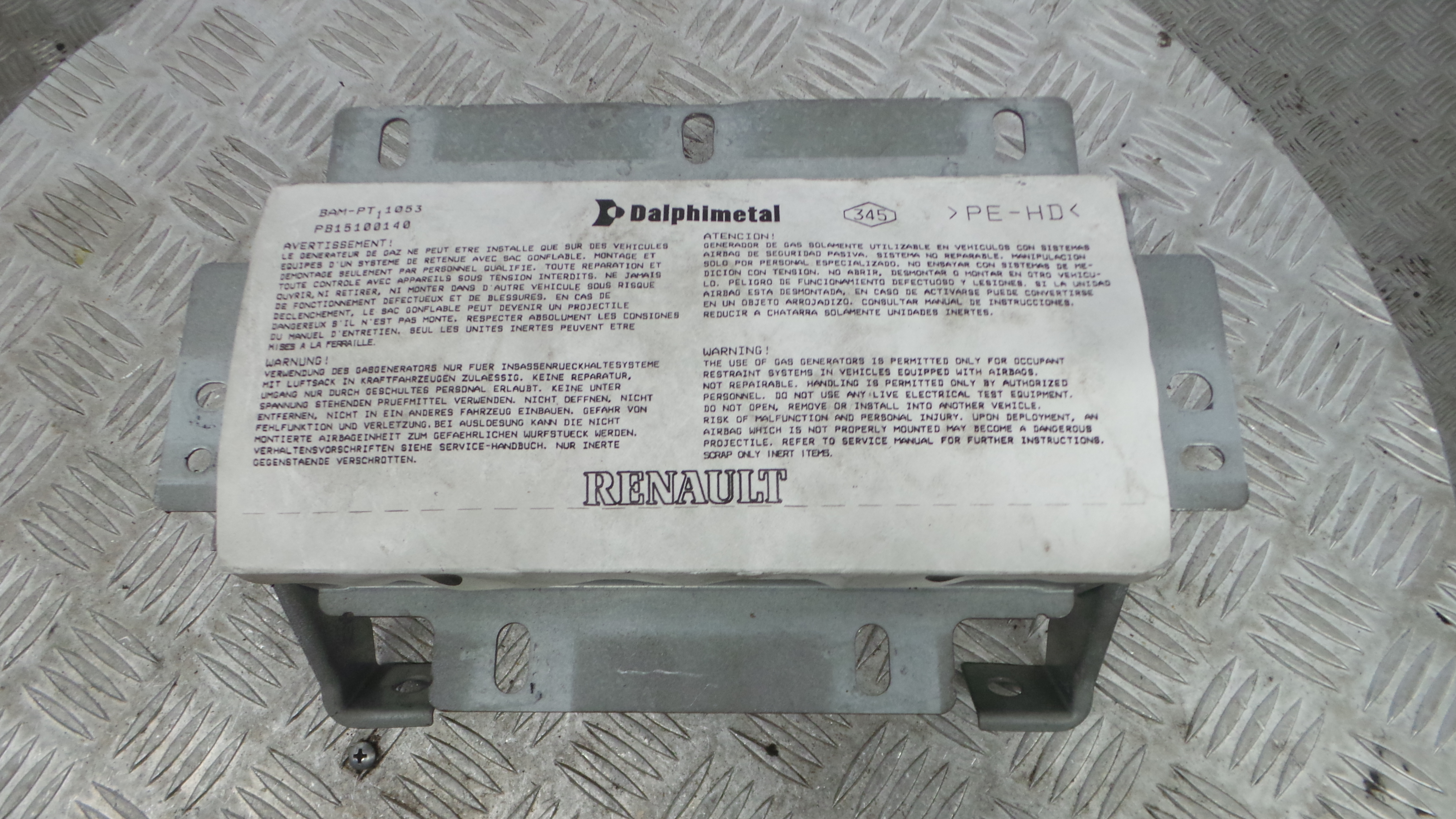 Airbag Passageiro 8200216039A - RENAULT MODUS / GRAND MODUS (F/JP0_)-37825805 Airbag Passageiro 8200216039A - RENAULT MODUS / GRAND MODUS (F/JP0_)-37825805