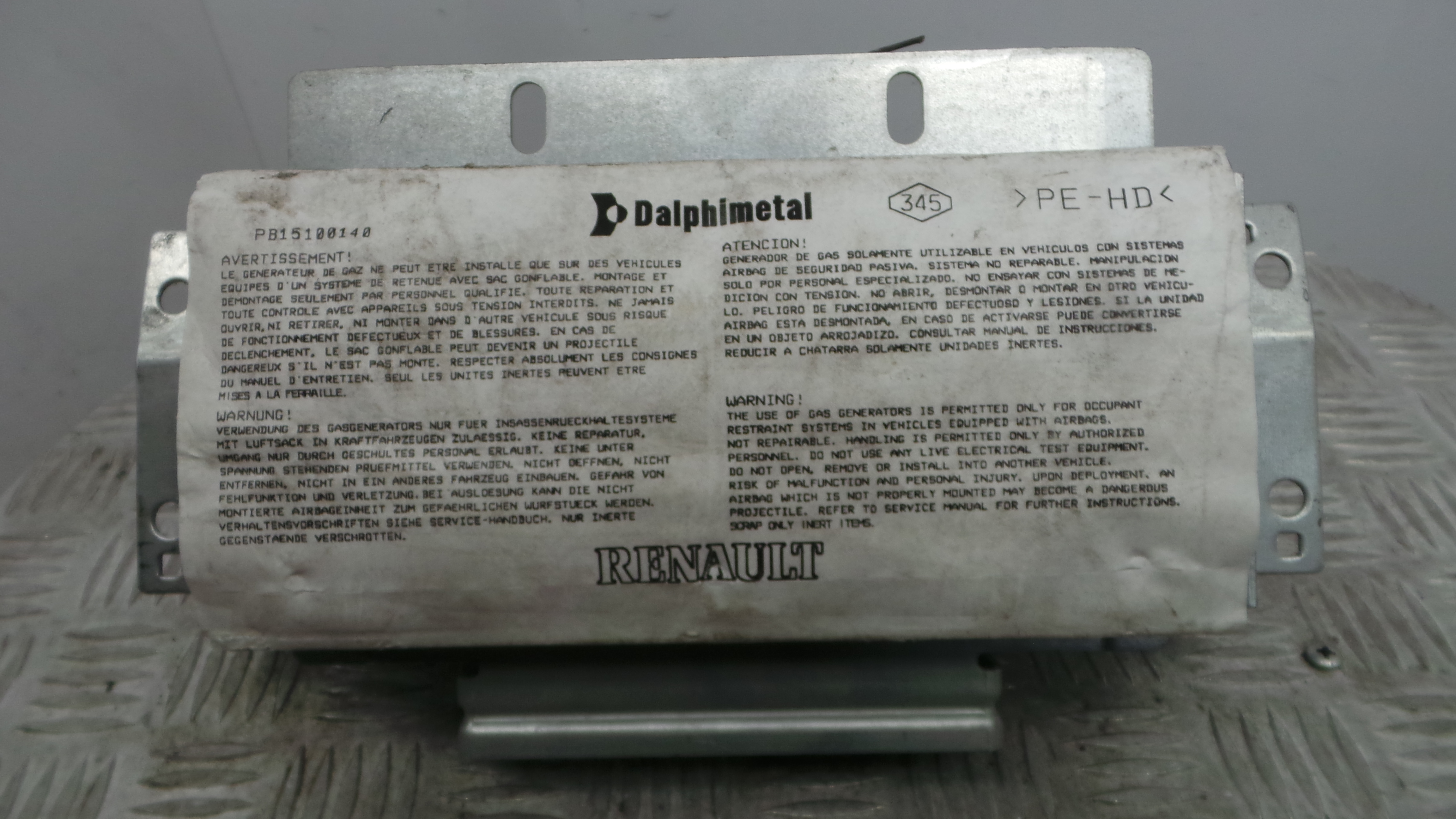 Airbag Passageiro 8200788814 - RENAULT CLIO III (BR0/1, CR0/1)-37825841 Airbag Passageiro 8200788814 - RENAULT CLIO III (BR0/1, CR0/1)-37825841