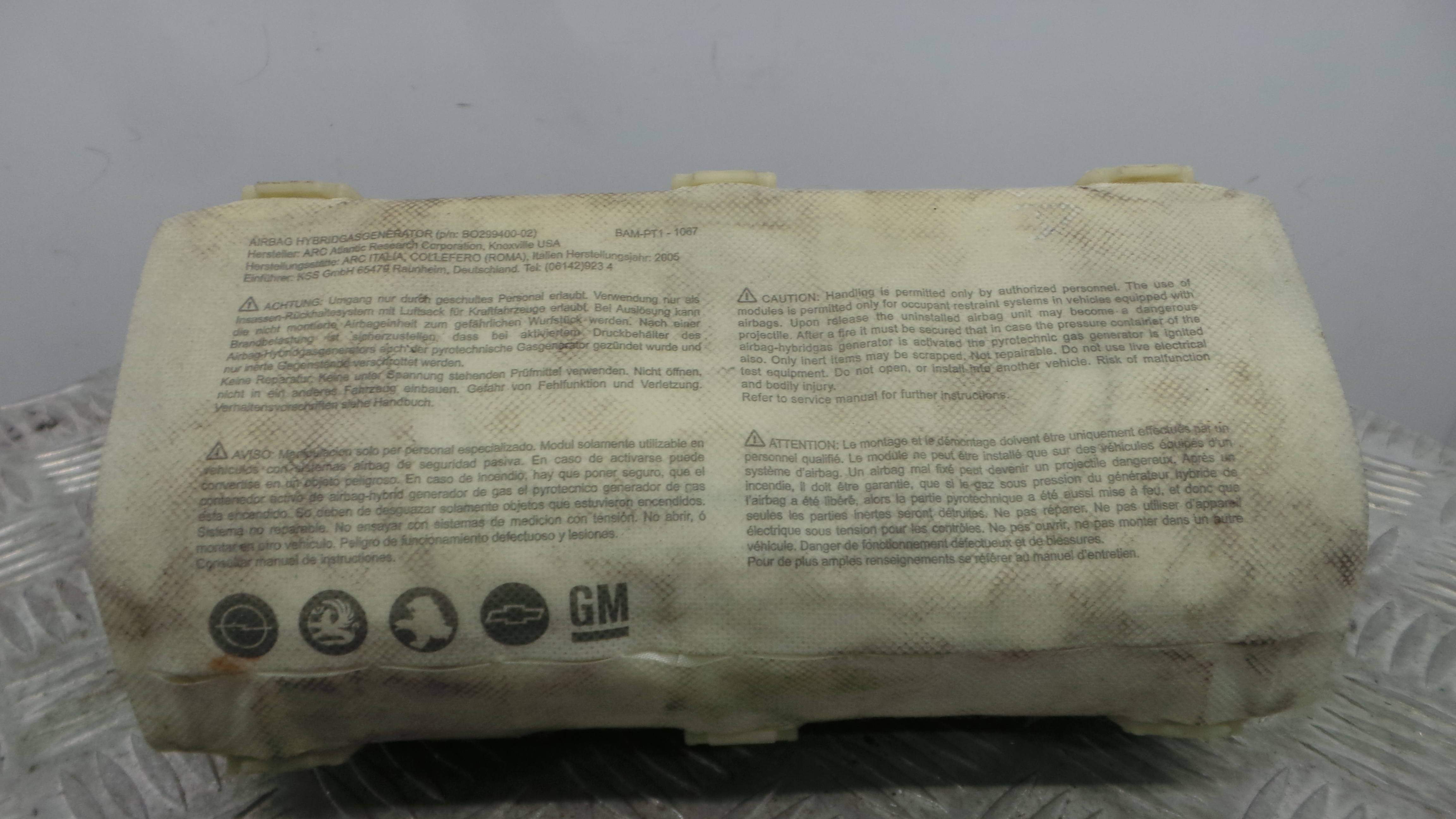 Airbag Passageiro 24451349 - OPEL ASTRA H (A04)-37829412 Airbag Passageiro 24451349 - OPEL ASTRA H (A04)-37829412