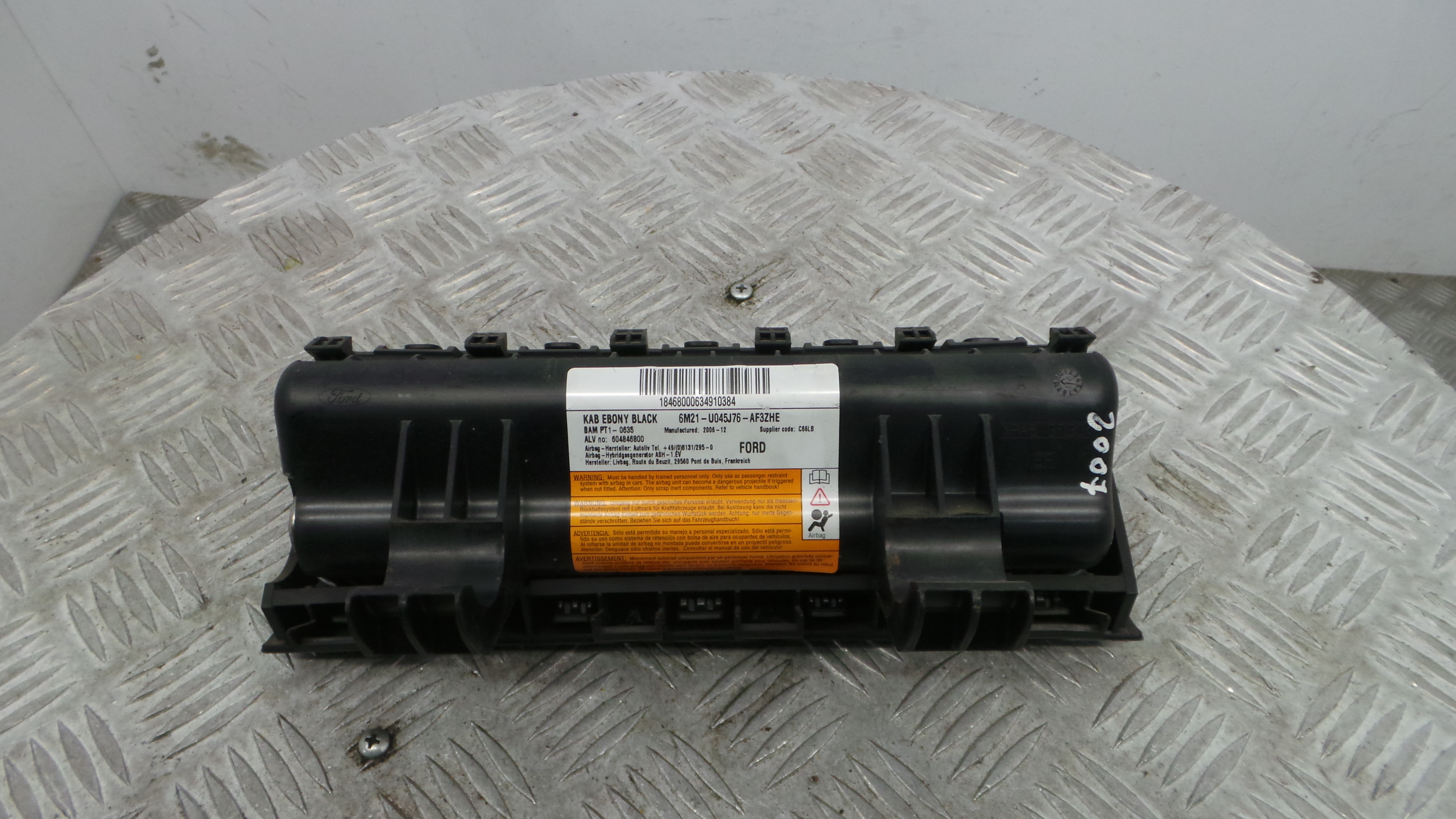 Airbag Passageiro 6M21-U045J76-AF - FORD S-MAX (WA6)-38045727