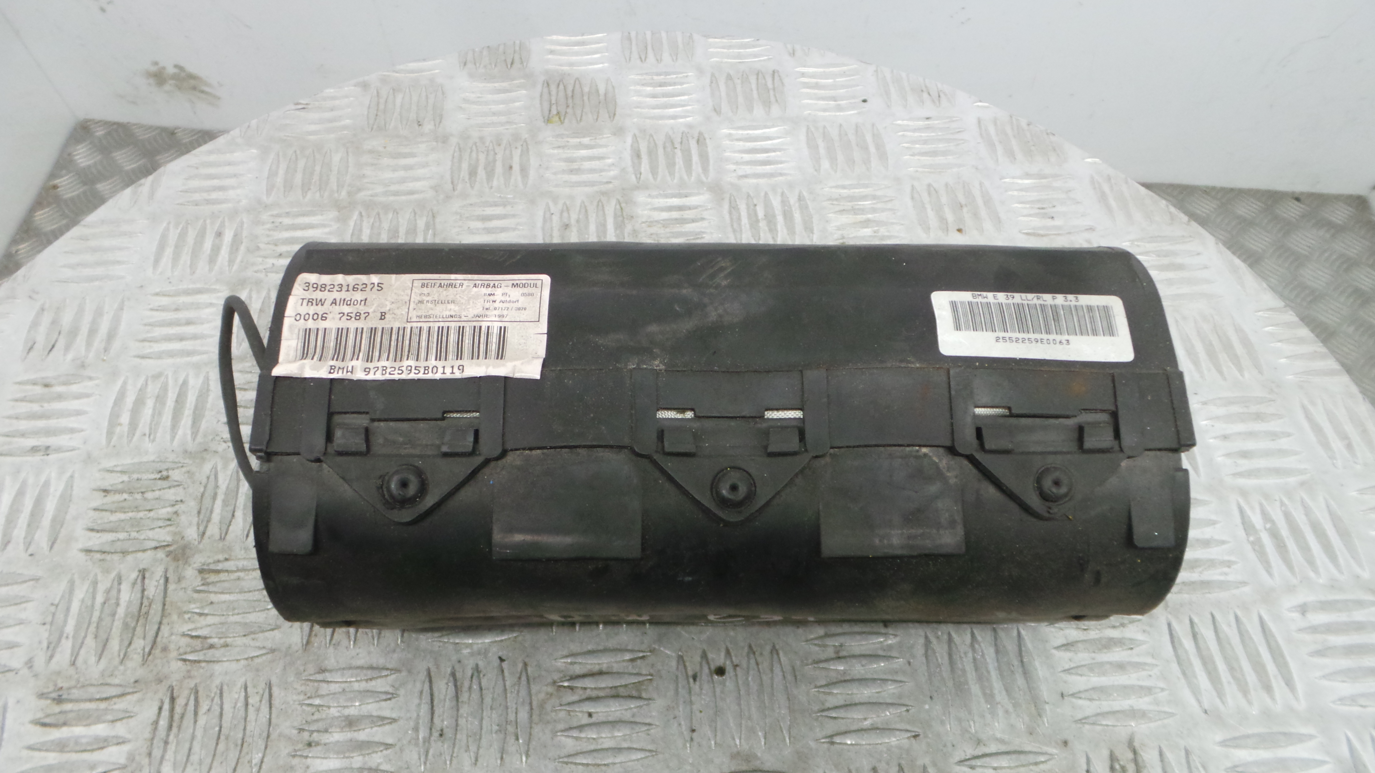 Airbag Passageiro 97B2595B0119 - BMW 5 (E39)-38045771