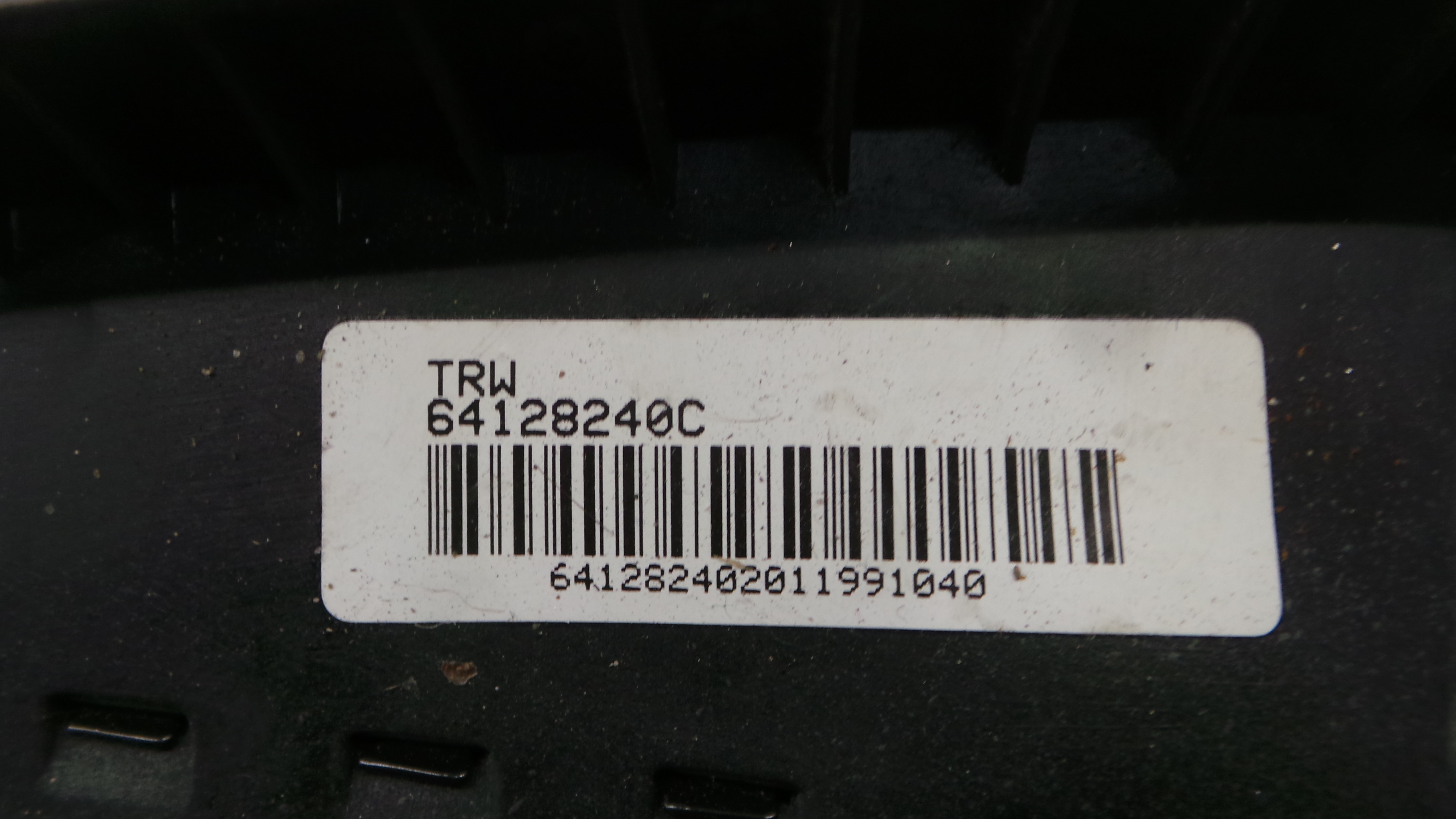 Airbag Banco Esq 09187976 - OPEL CORSA C (X01)-38046405
