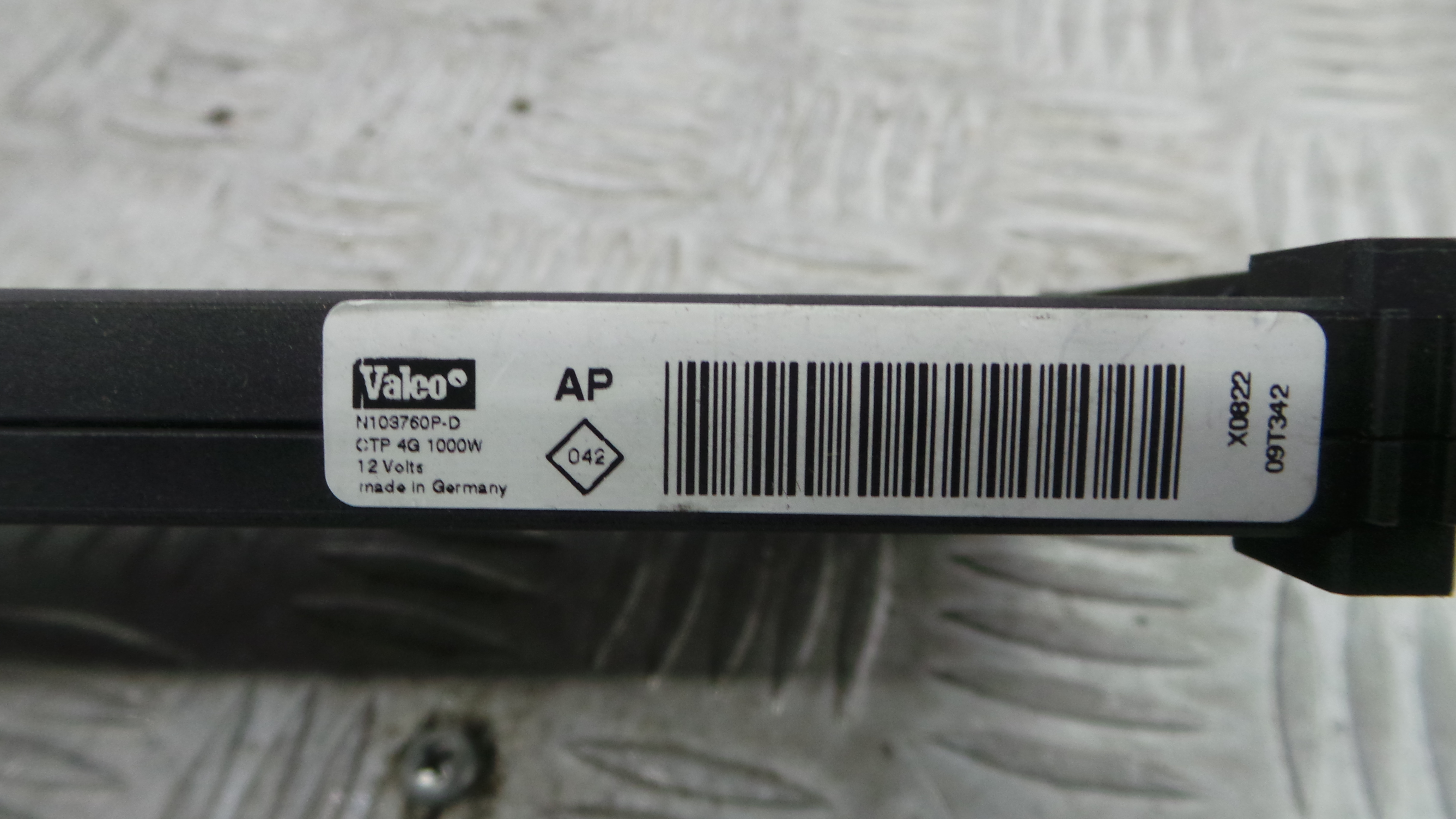 Radiador da Chaufagem / Sofagem N103760PD - RENAULT MEGANE III Hatchback (BZ0/1_, B3_)-38046428