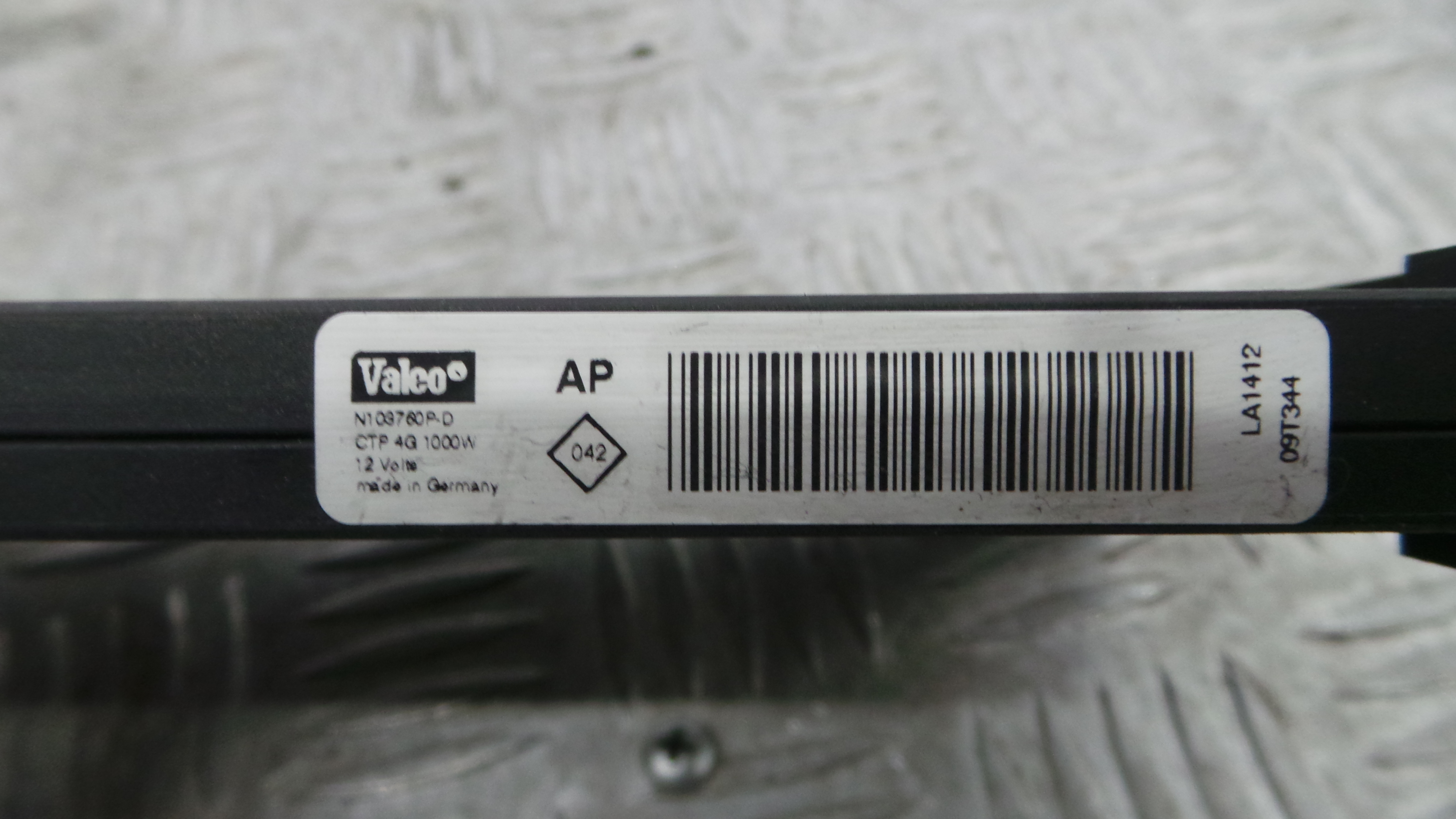 Radiador da Chaufagem / Sofagem N103760PD - RENAULT MEGANE III Hatchback (BZ0/1_, B3_)-38046449