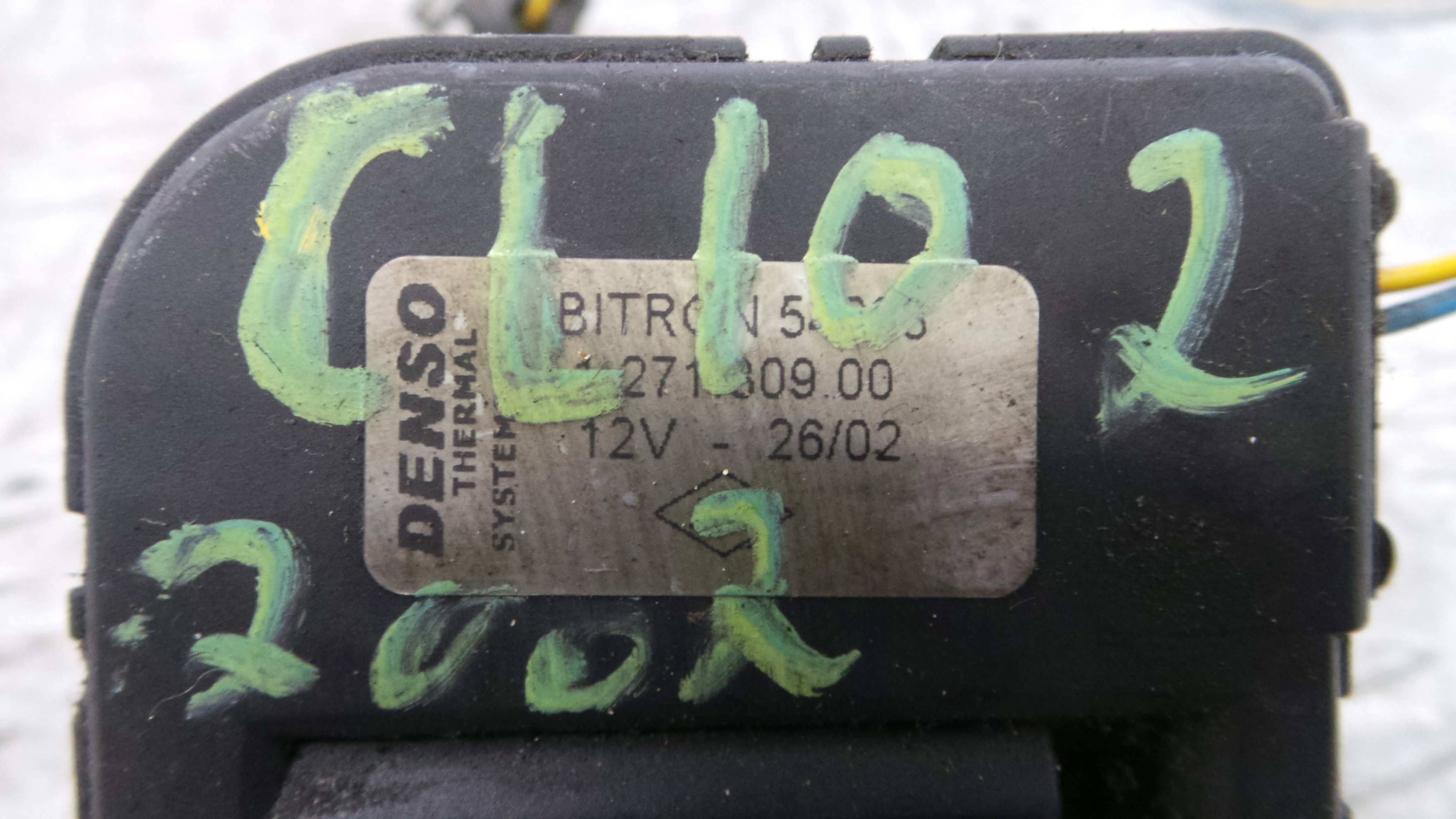 Atuador do Circuito de Ar - RENAULT CLIO II (BB_, CB_), CLIO Mk II (BB_, CB_)-38050445