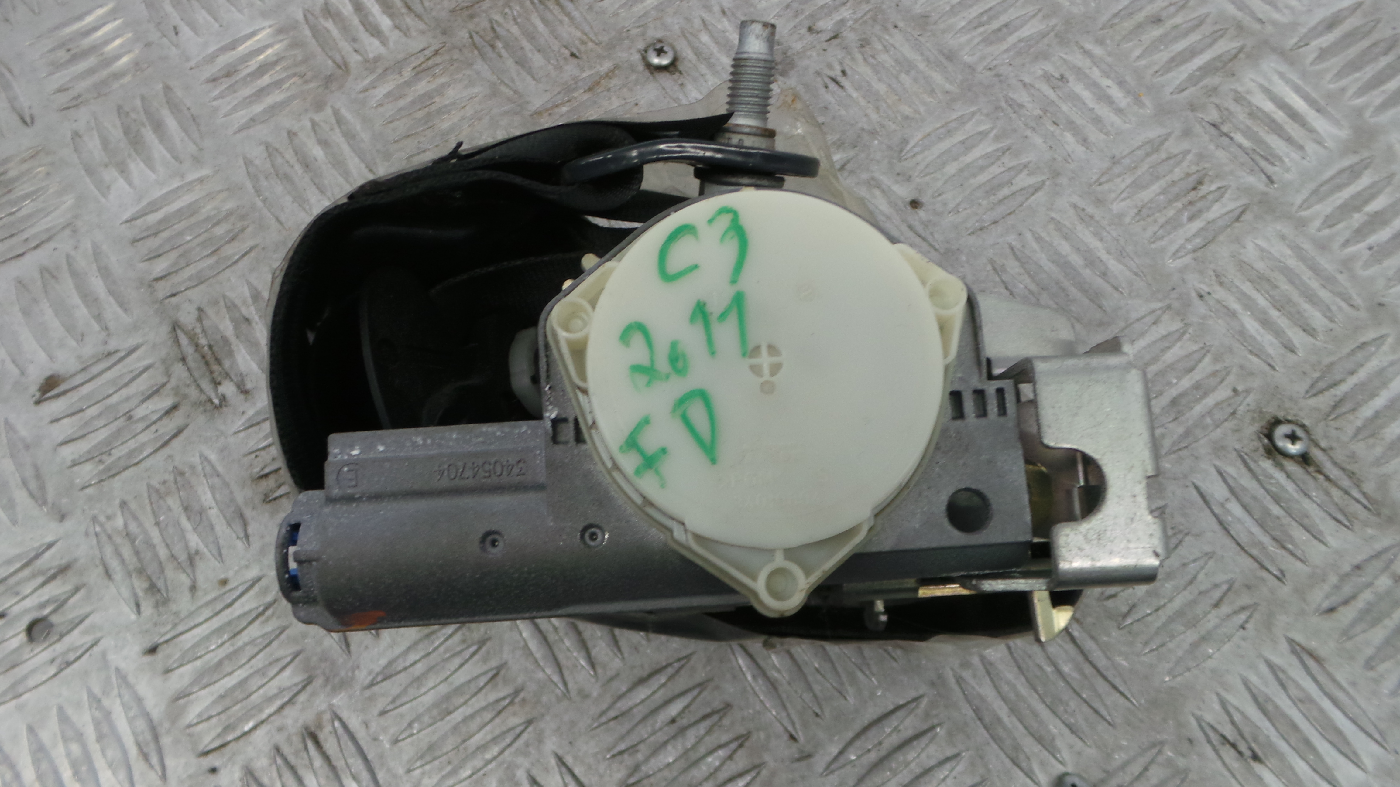 Cinto Frente Direito   34090160B - CITROËN C3 II (SC_)-38059577