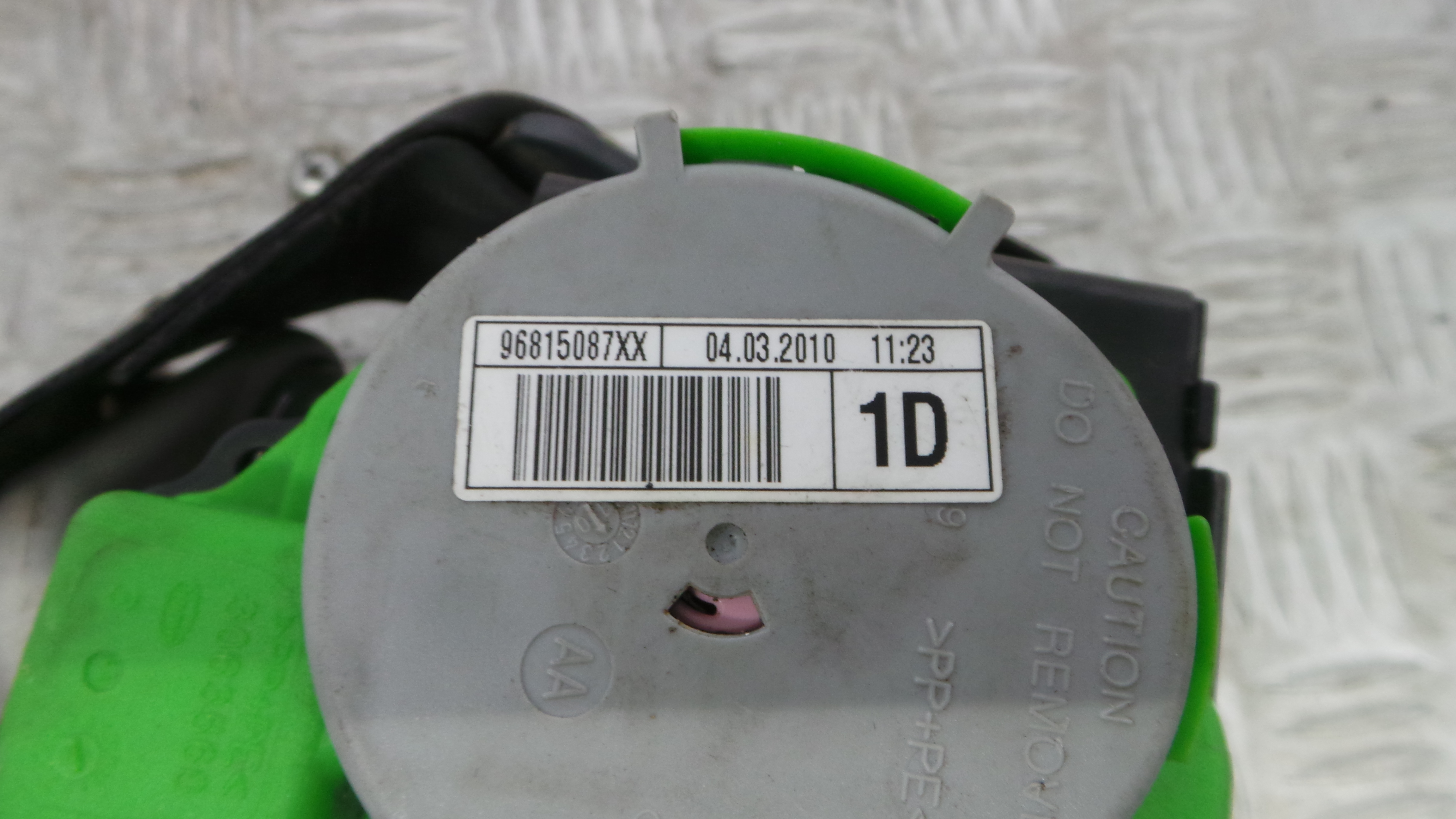 Cinto Frente Direito   96815087XX - PEUGEOT PARTNER Caixa/monovolume-38059705