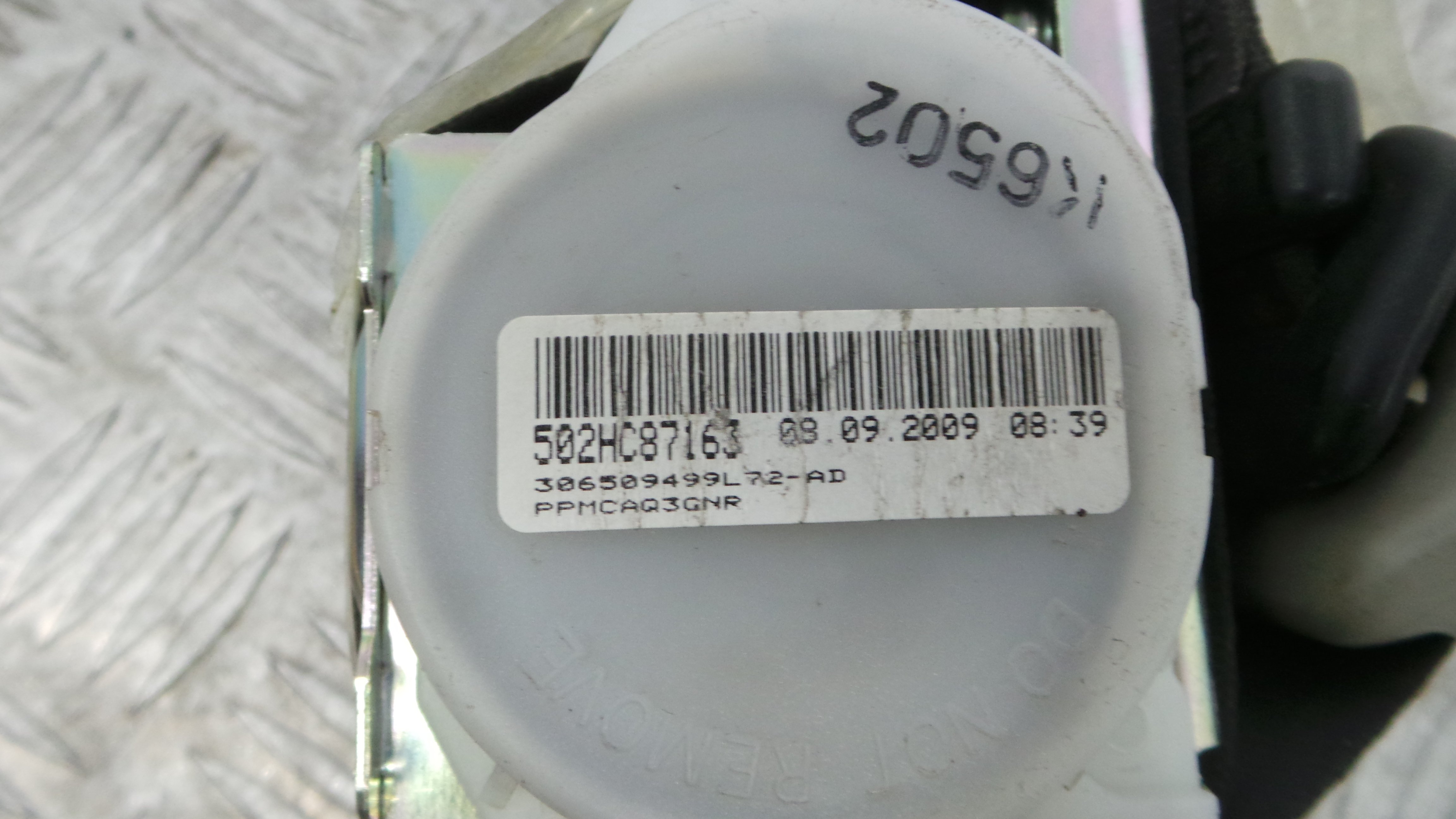 Cinto Trás Dto 96700778XX - CITROËN BERLINGO Caixa/monovolume (B9)-38059726