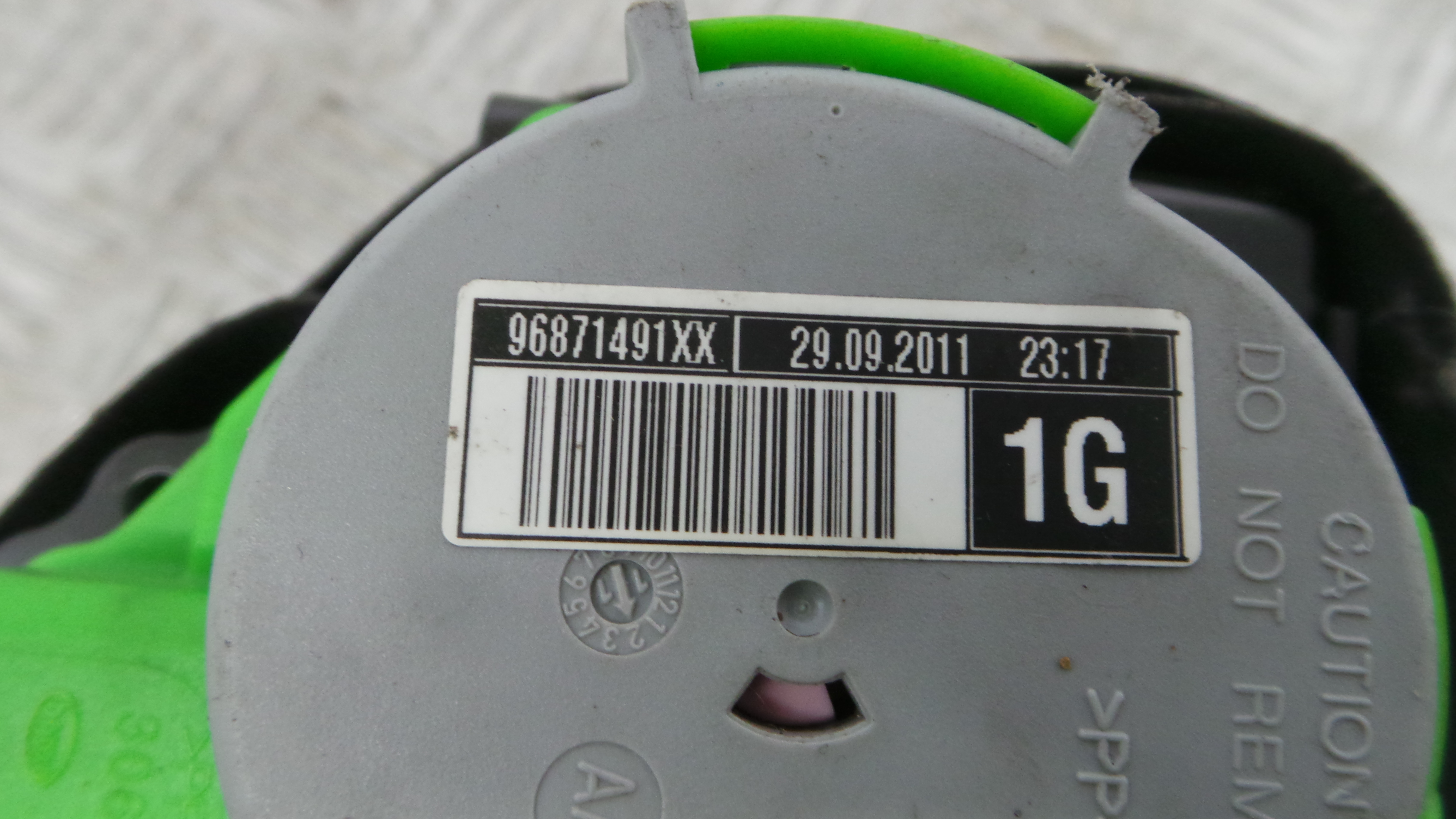 Cinto Frente Esq 96871491XX - CITROËN C4 II (NC_)-38059730