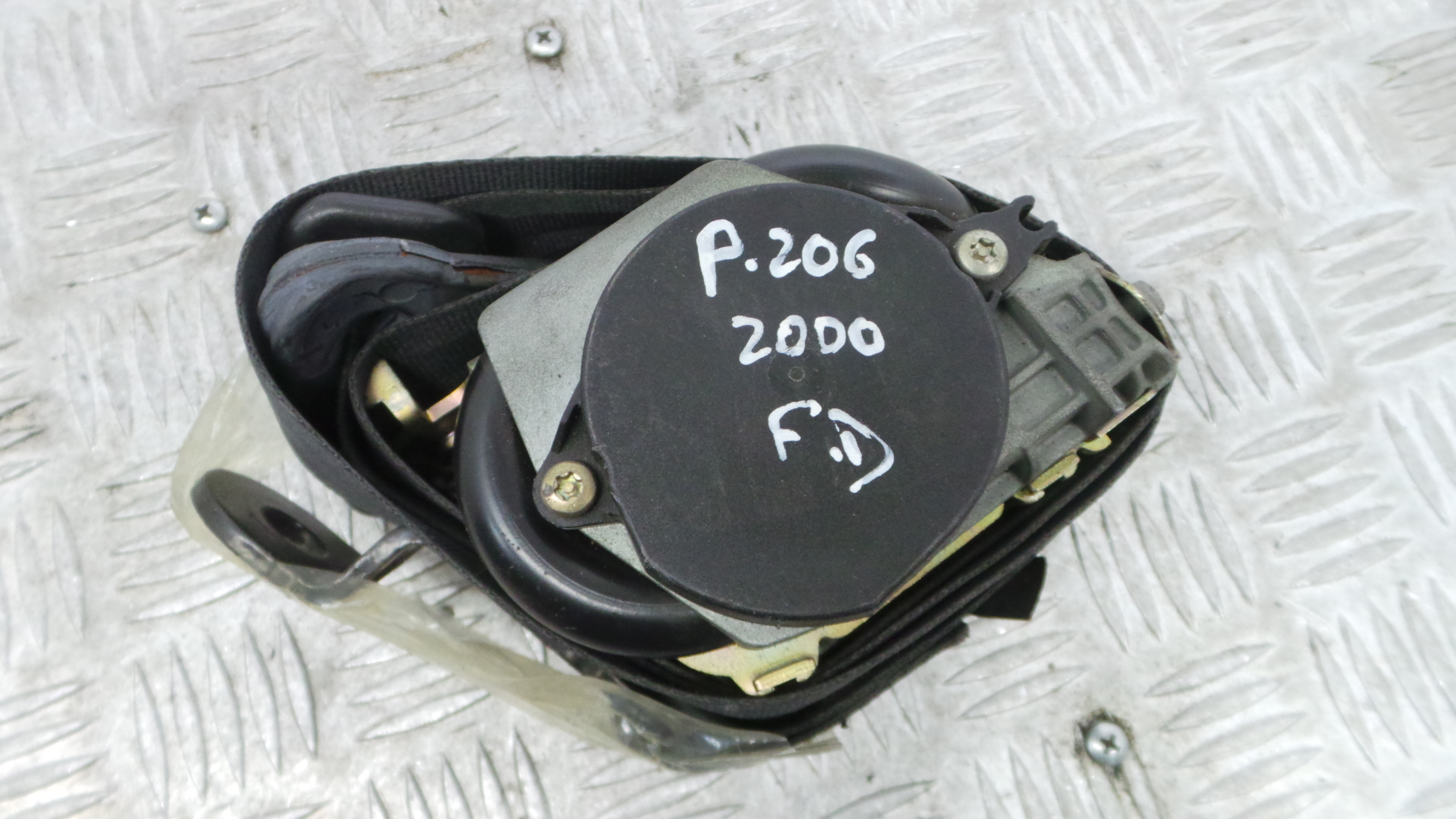 Cinto Frente Direito   96361048XX - PEUGEOT 206 Hatchback (2A/C)-38059743