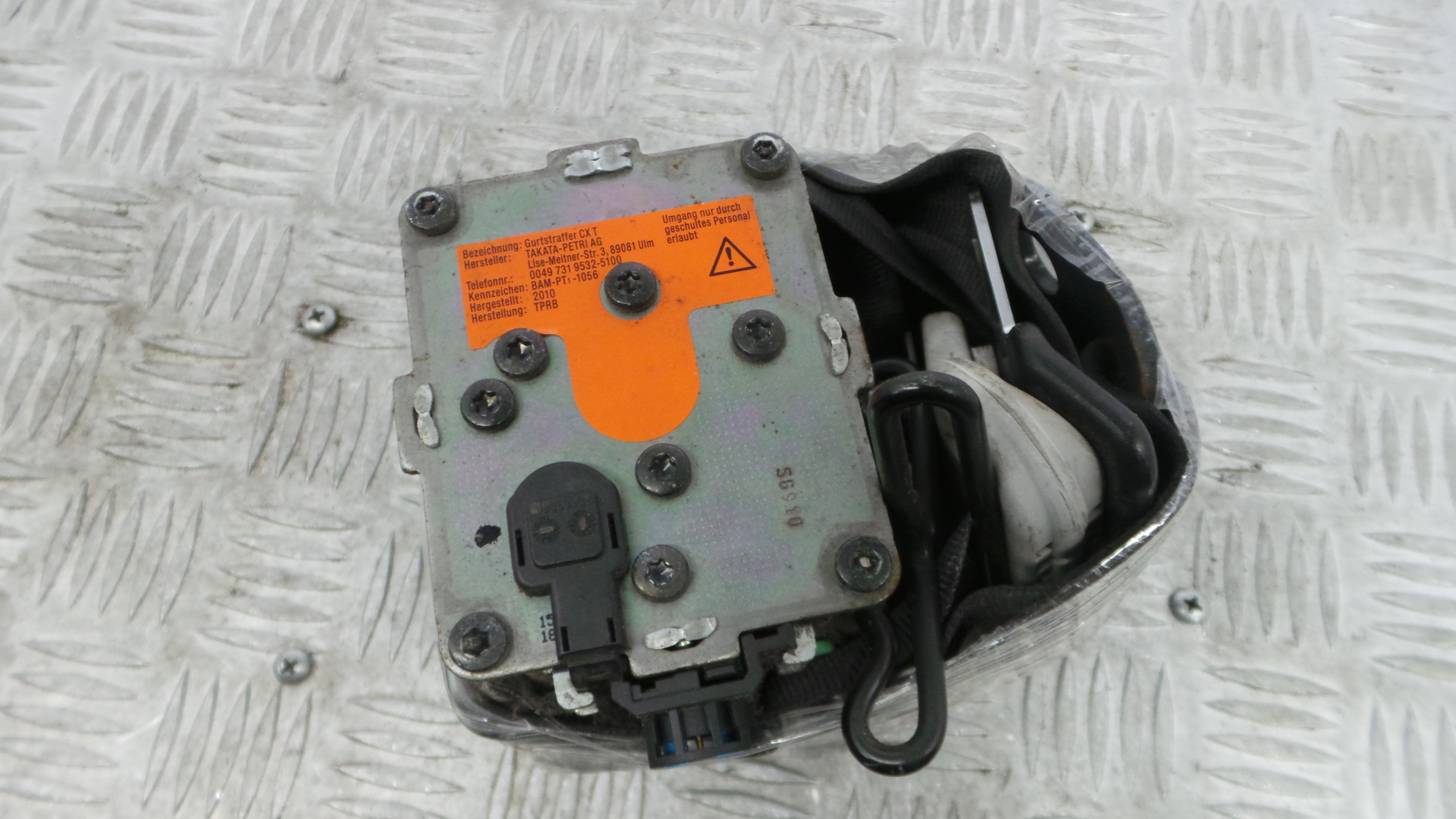 Cinto Frente Direito   96815087XX - CITROËN BERLINGO Caixa/monovolume (B9)-38059761