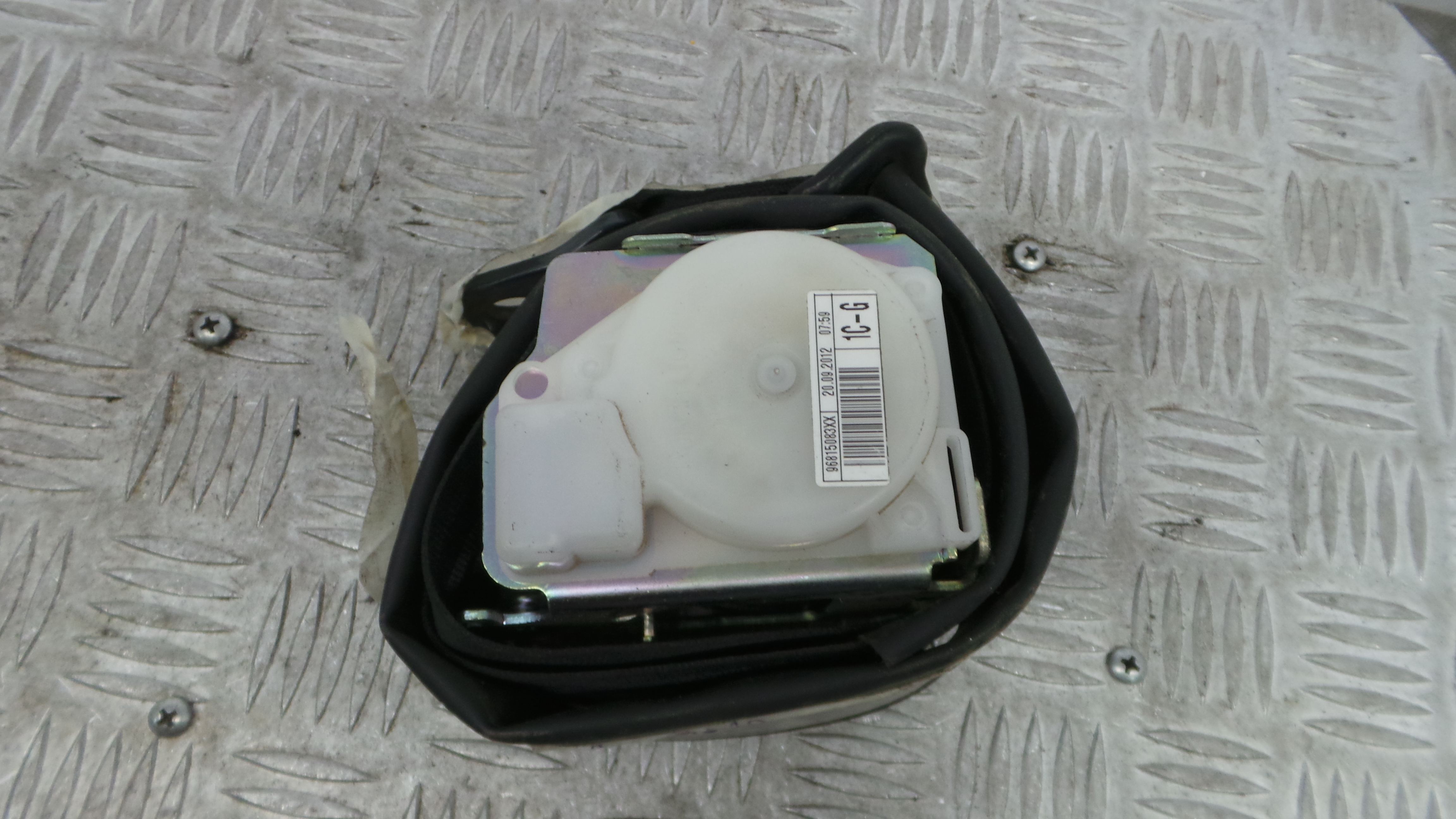 Cinto Frente Direito   96815083XX - PEUGEOT PARTNER Caixa/monovolume-38059764