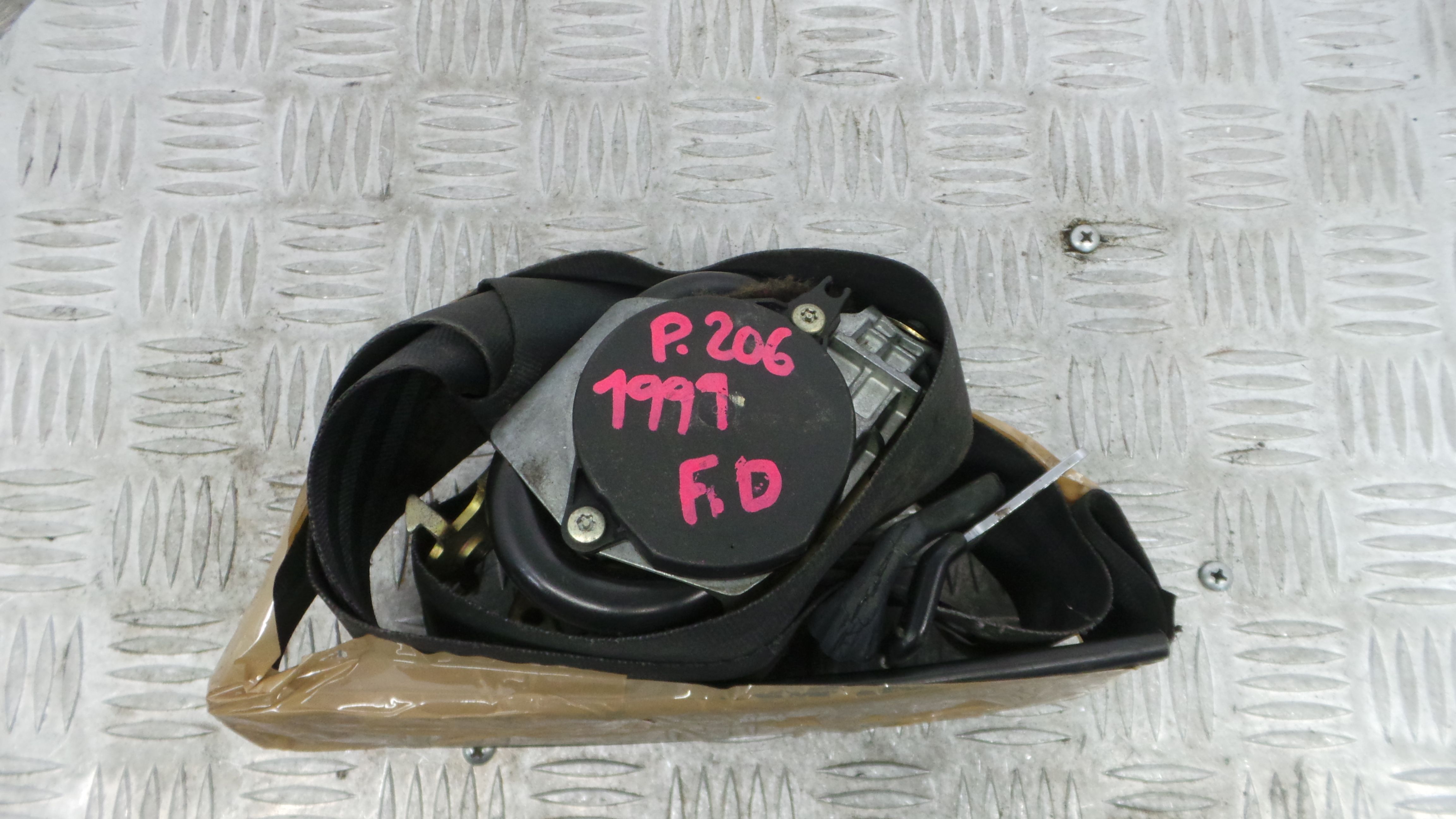 Cinto Frente Direito   96361057XX - PEUGEOT 206 Hatchback (2A/C)-38059767