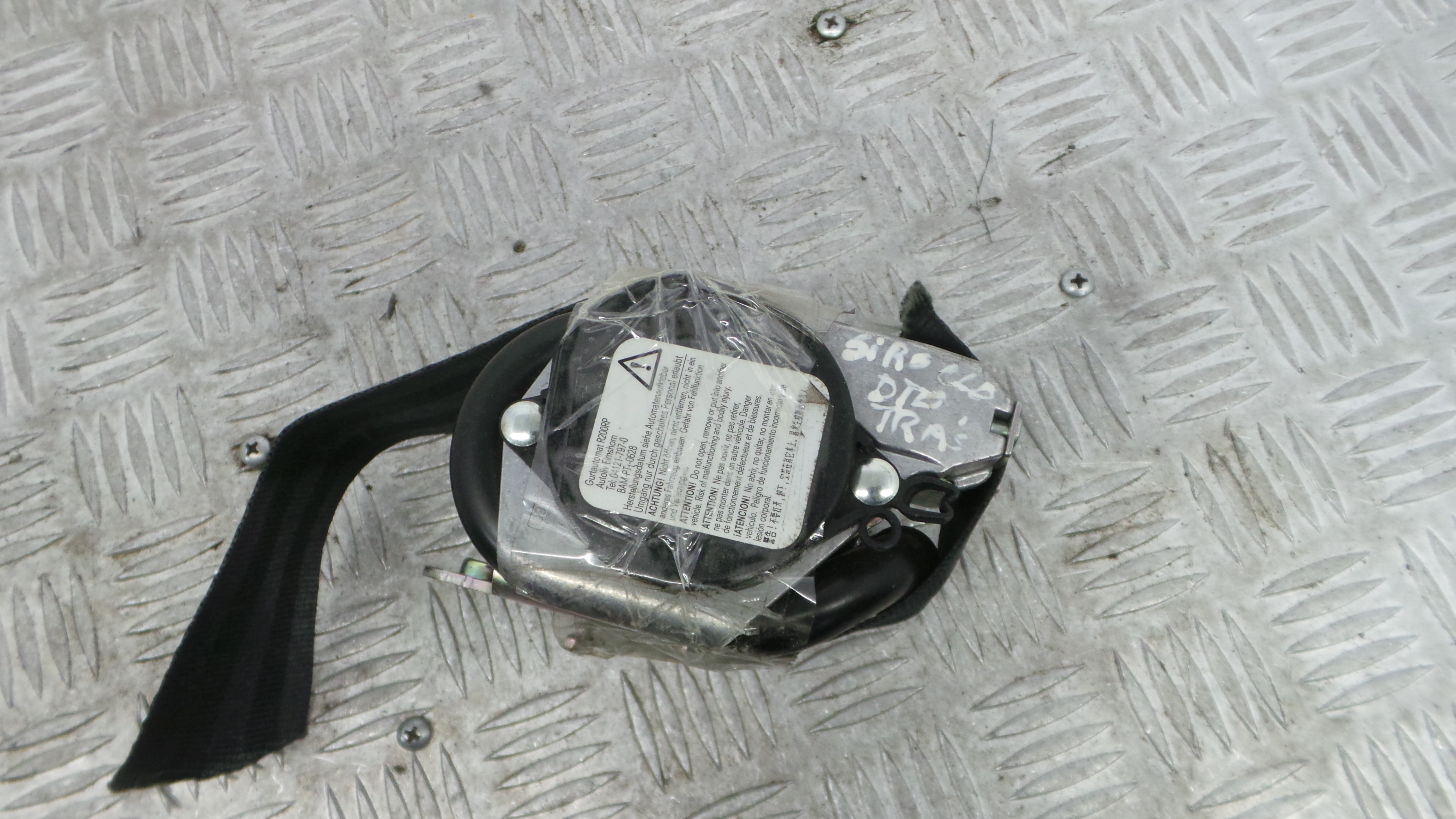 Cinto Trás Dto 615118300 - VW SCIROCCO III (137, 138)-38060462