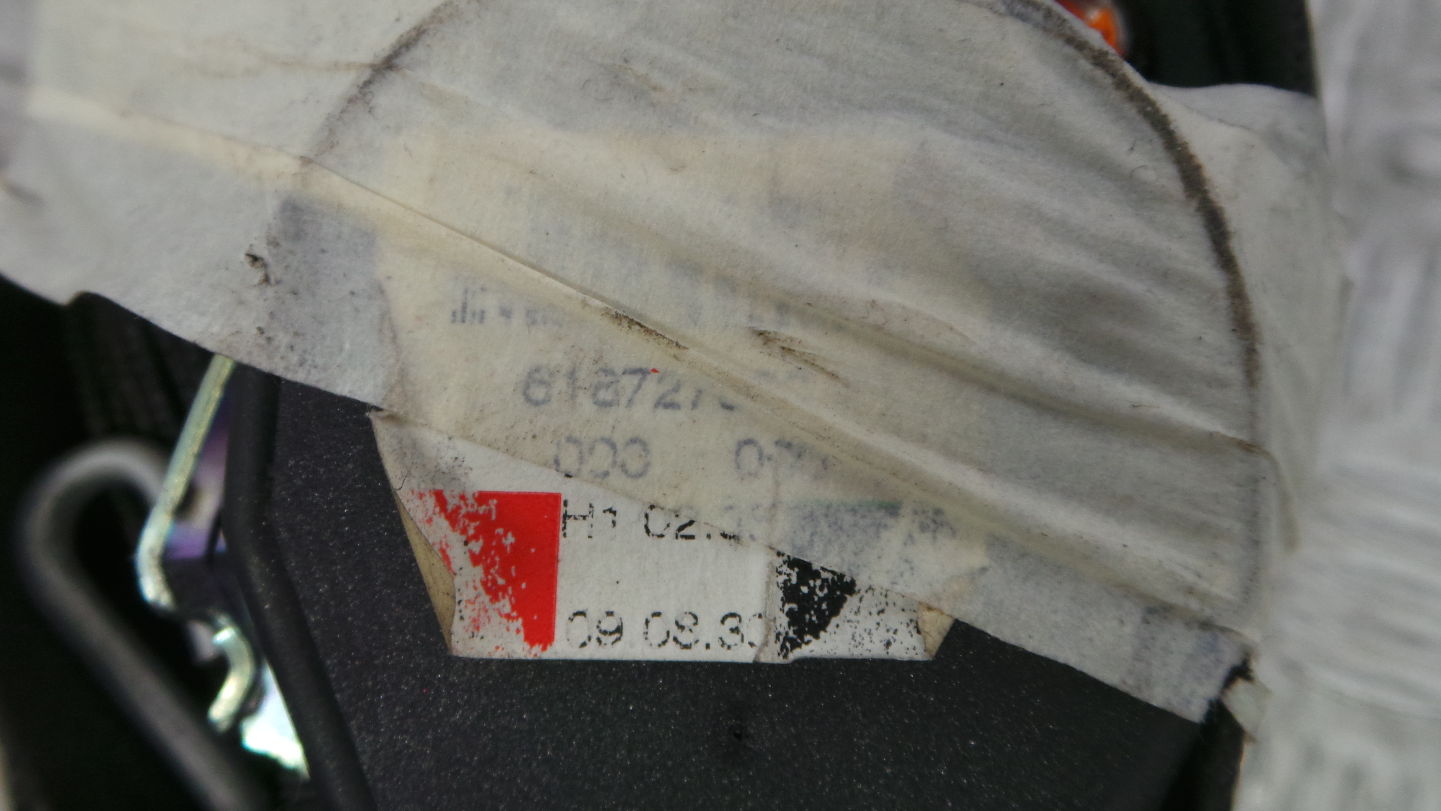 Cinto Frente Esq   - FIAT PUNTO EVO (199_)-38060508