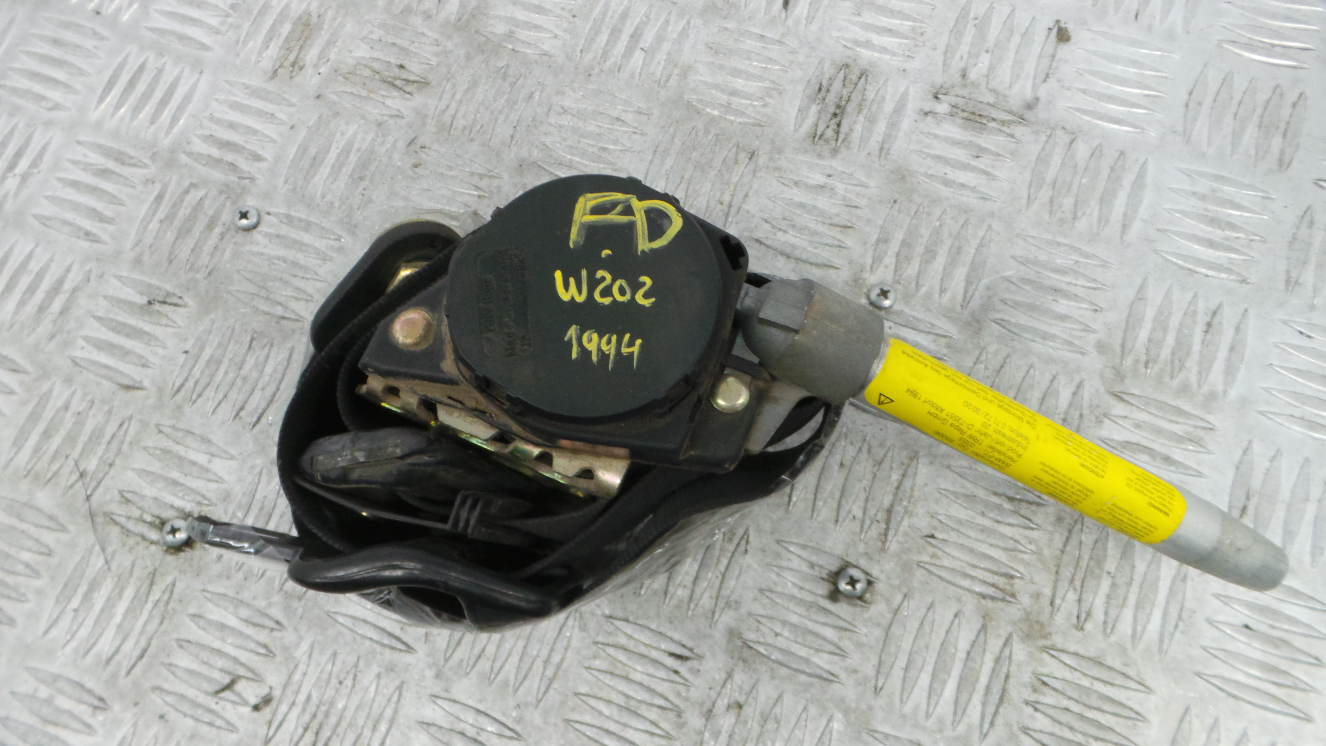 Cinto Frente Direito   00049564B - MERCEDES-BENZ C-CLASS (W202)-38060831