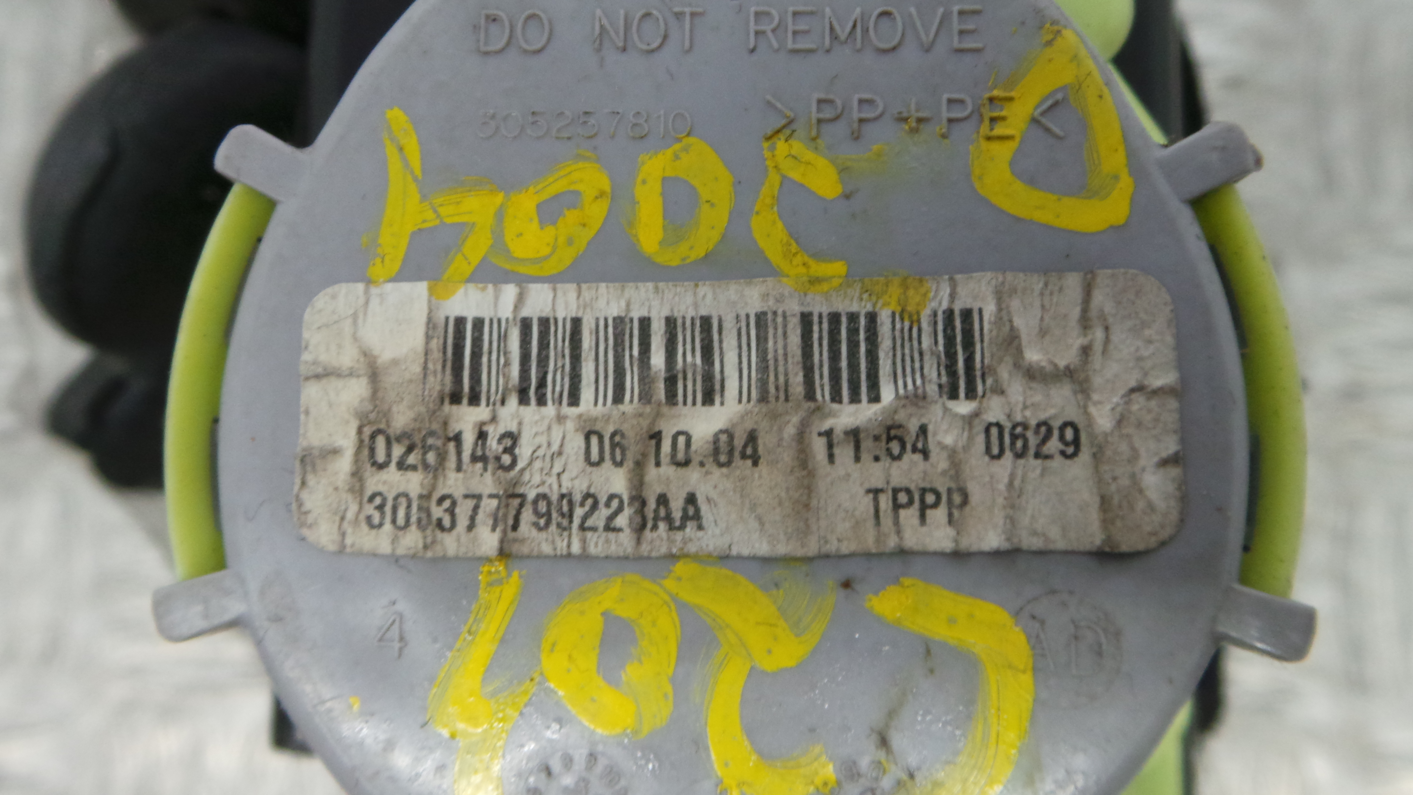 Cinto Frente Direito   305377799223AA - MERCEDES-BENZ C-CLASS Coupé (CL203), C-CLASS Coupe Sport (-38060874