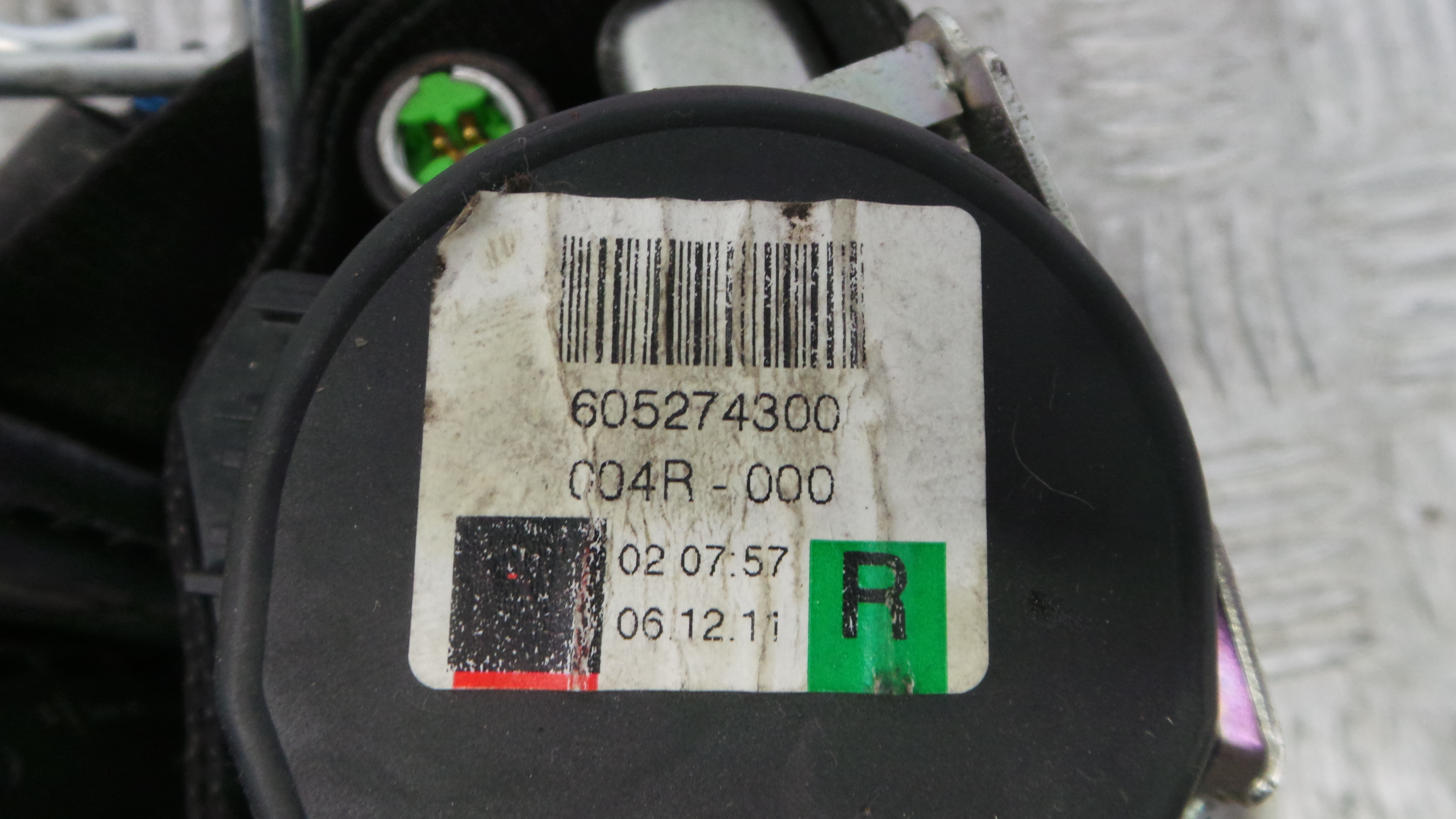 Cinto Frente Direito   605274300 - FORD S-MAX (WA6)-38060877