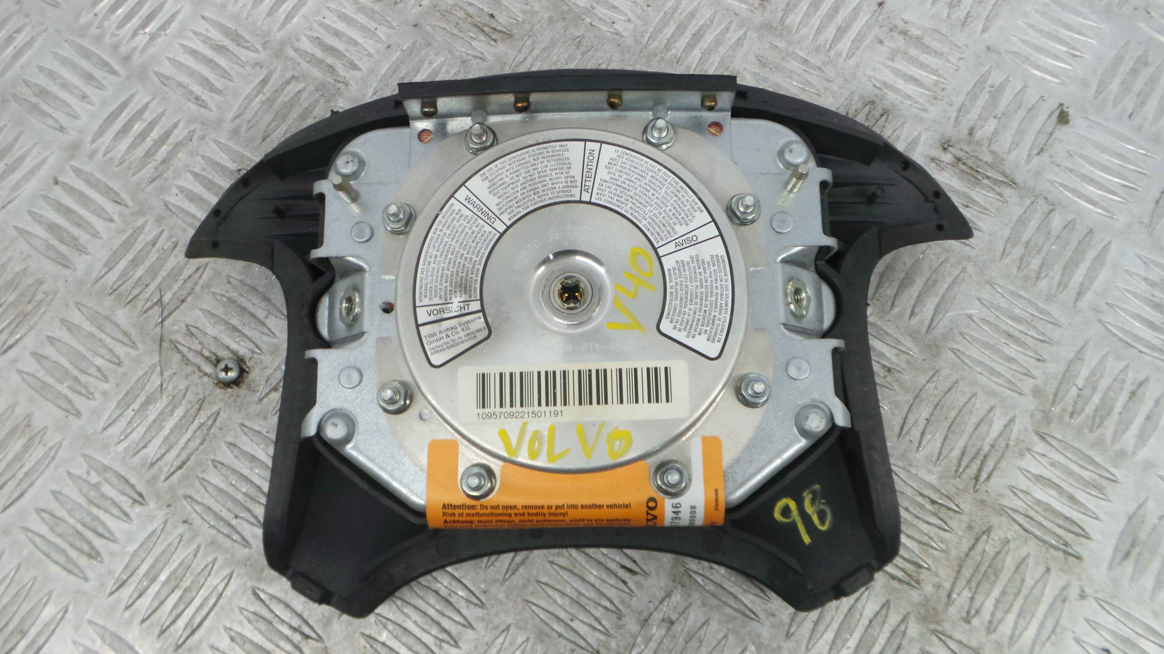 Airbag Volante 30817946 - VOLVO V40 Combi (645)-38061245