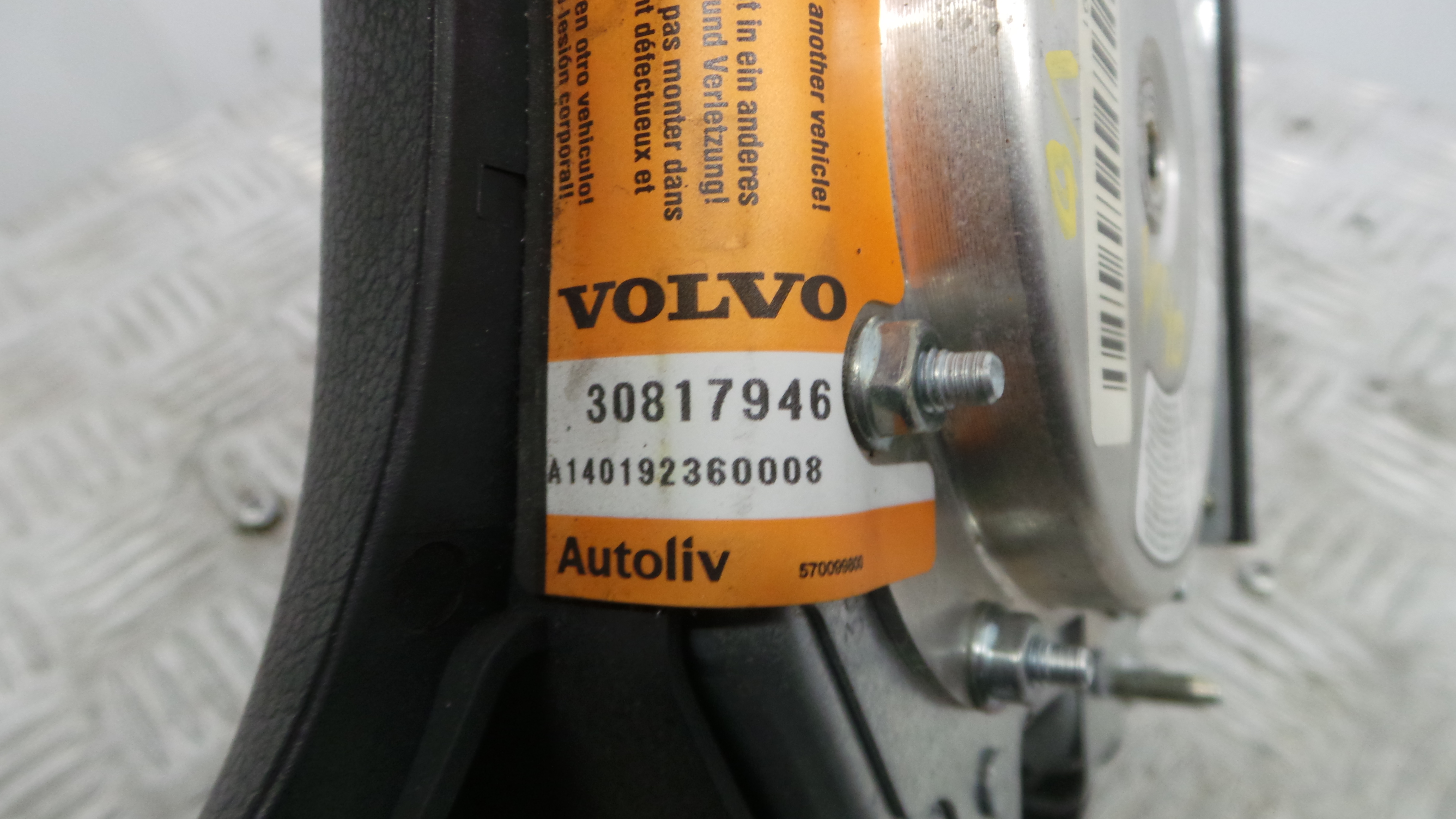 Airbag Volante 30817946 - VOLVO V40 Combi (645)-38061245