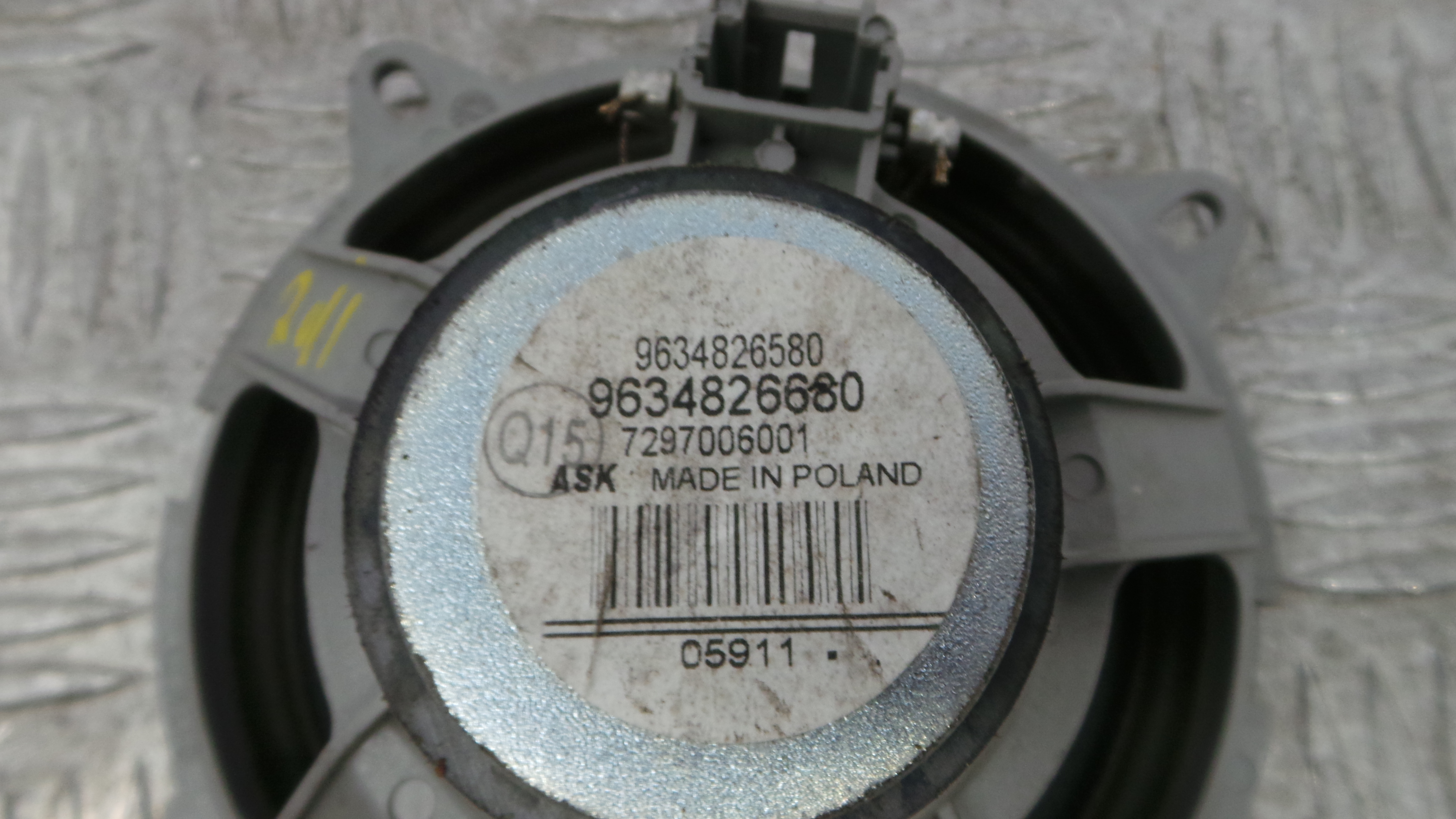 Colunas de Som  9634826680 - CITROËN C3 II (SC_)-38061500