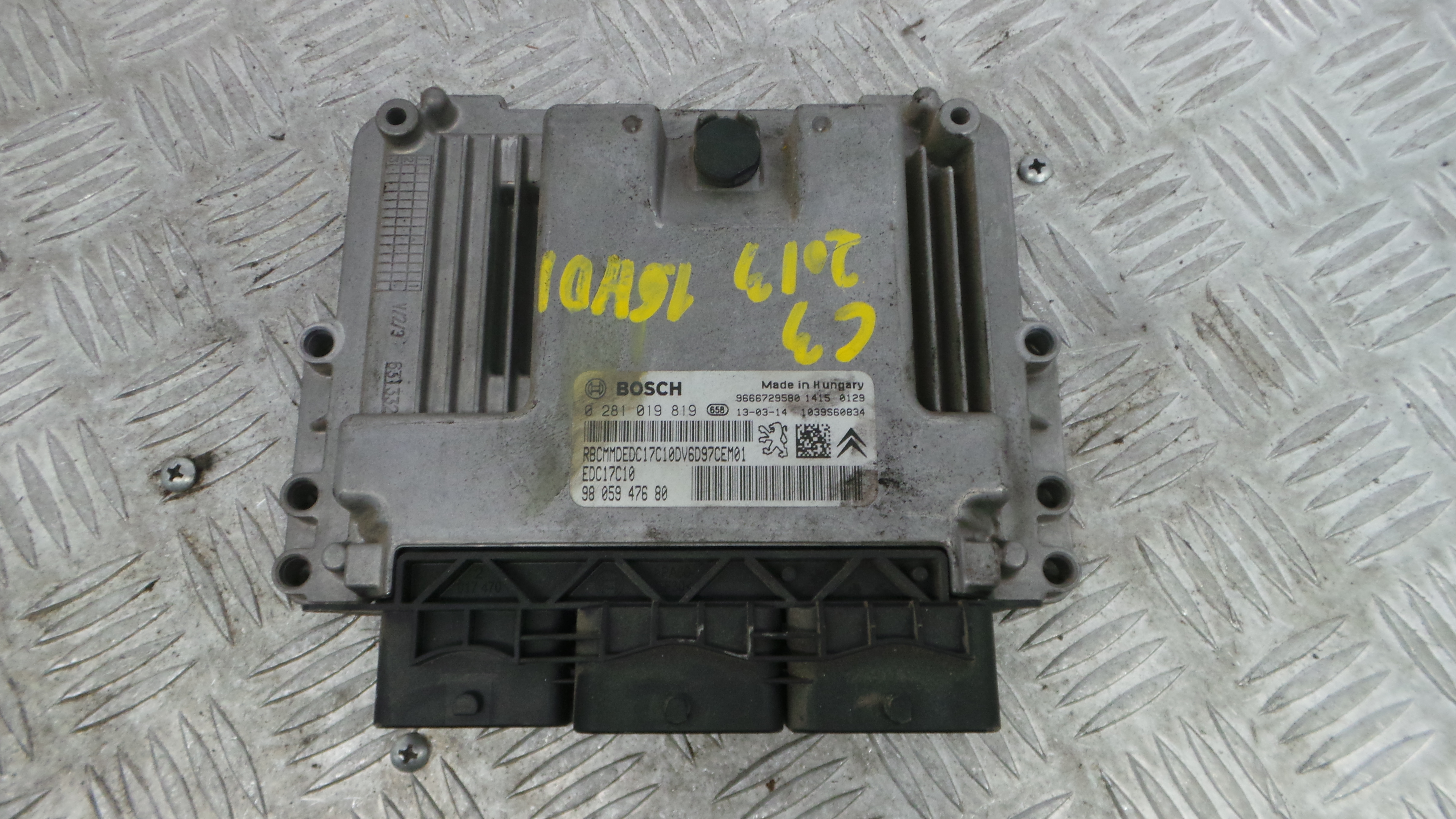 Centralina do Motor 9805947680 - CITROËN C3 II (SC_)-38061864