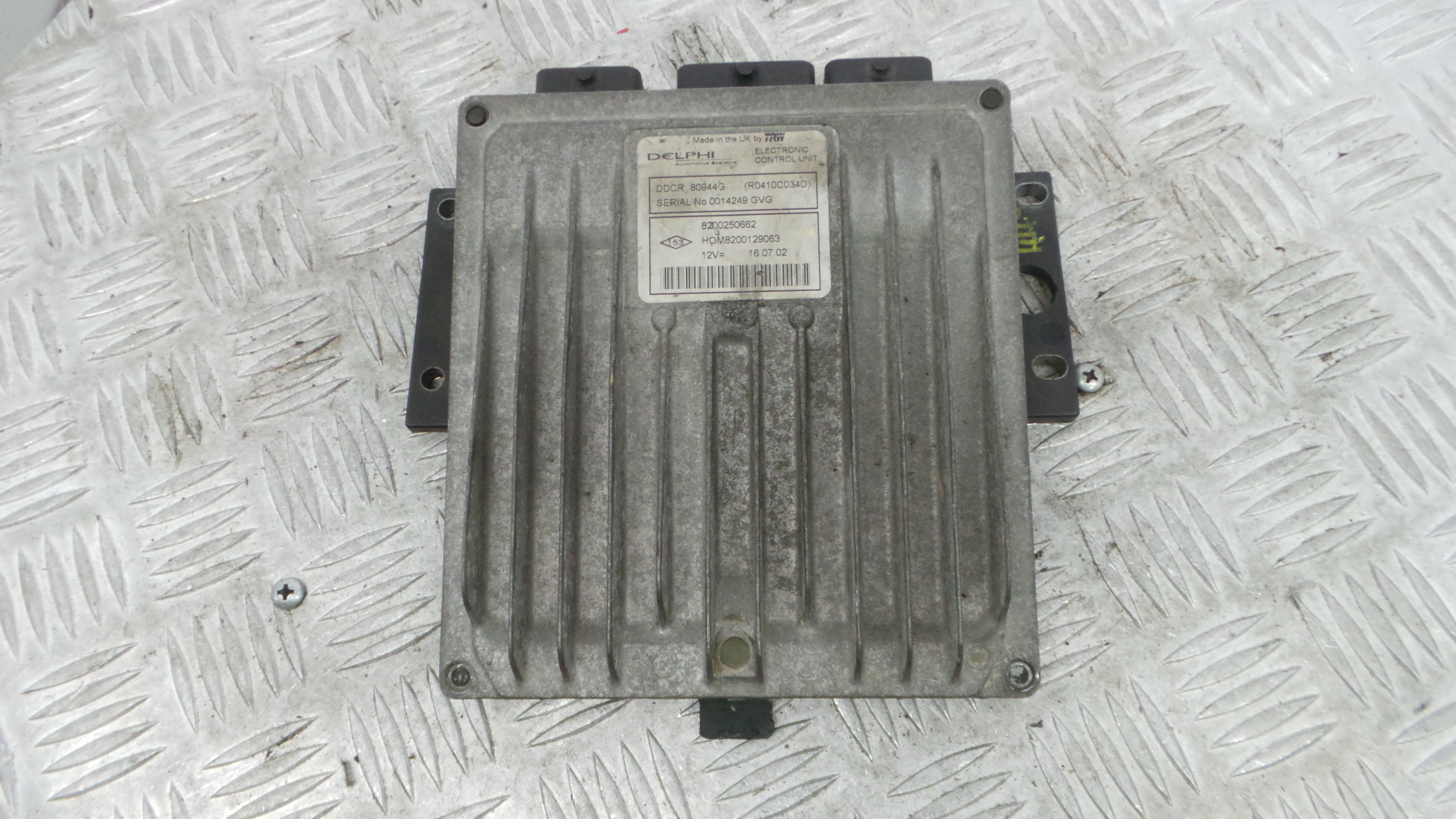 Centralina do Motor 8200250662 - RENAULT CLIO II (BB_, CB_), CLIO Mk II (BB_, CB_)-38061880