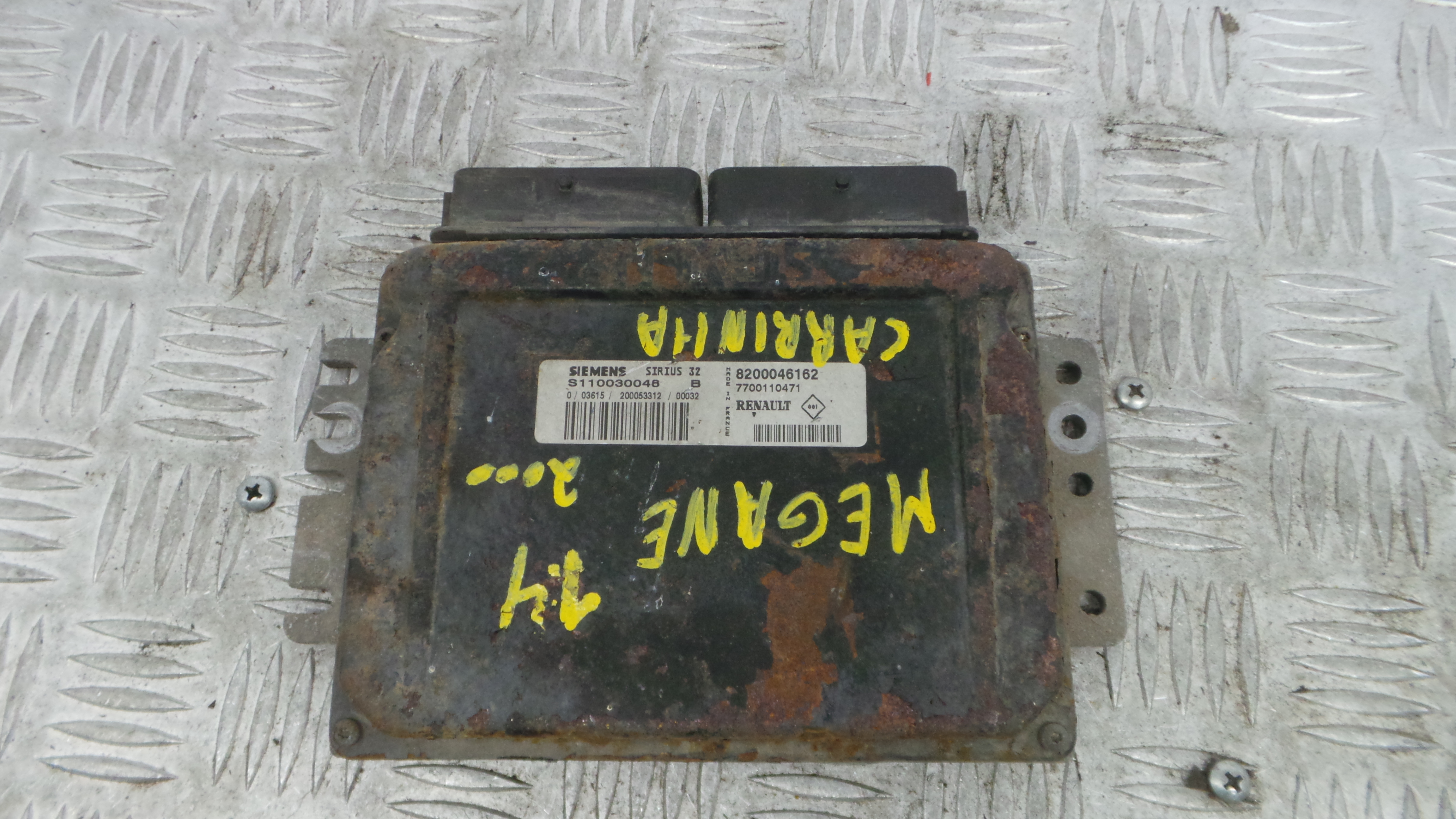 Centralina do Motor 8200046162 - RENAULT MEGANE I Break (KA0/1_), MEGANE I Grandtour (KA0/1_)-38061900