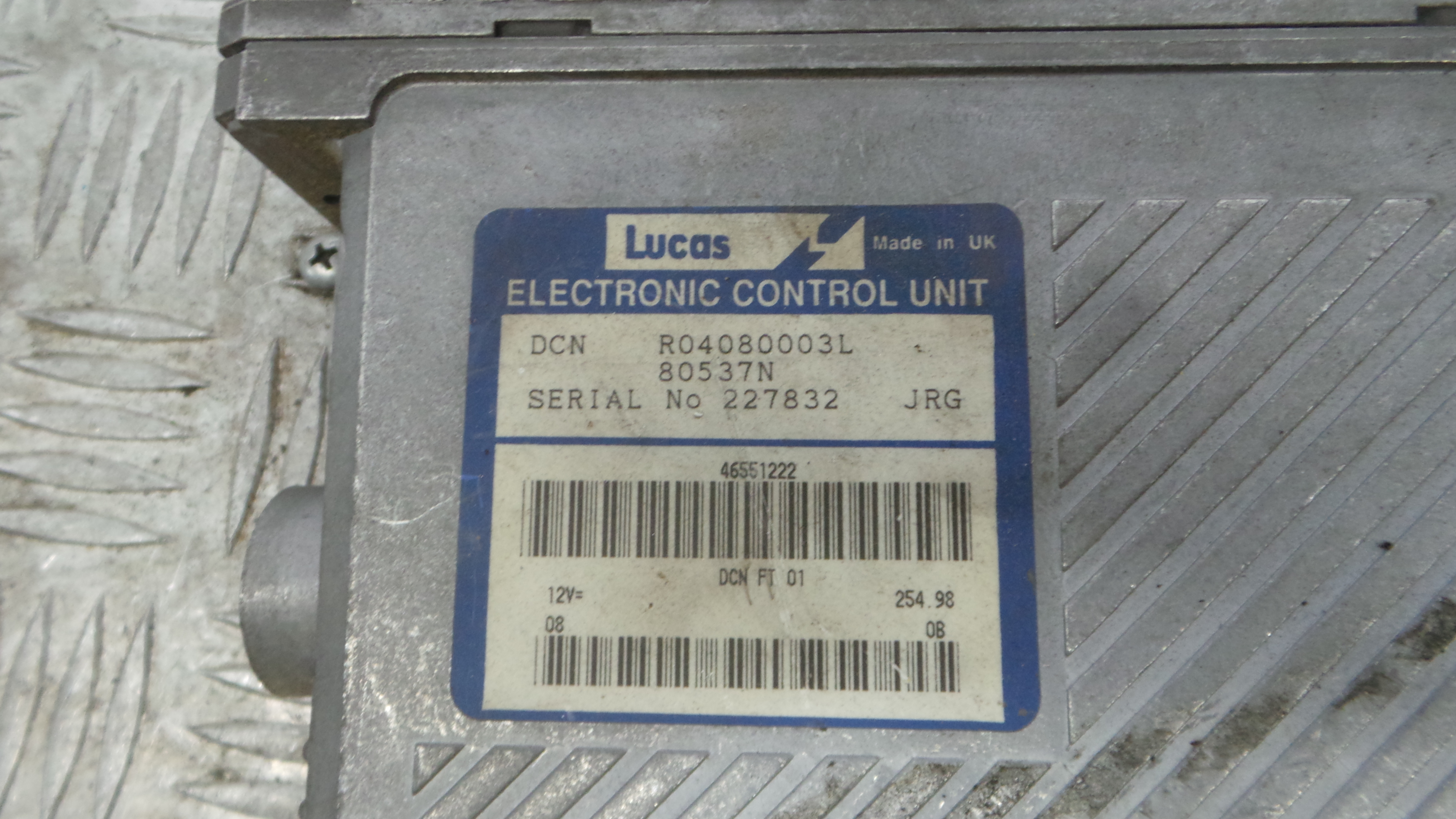 Centralina do Motor 46551222 - FIAT MAREA (185_)-38061904