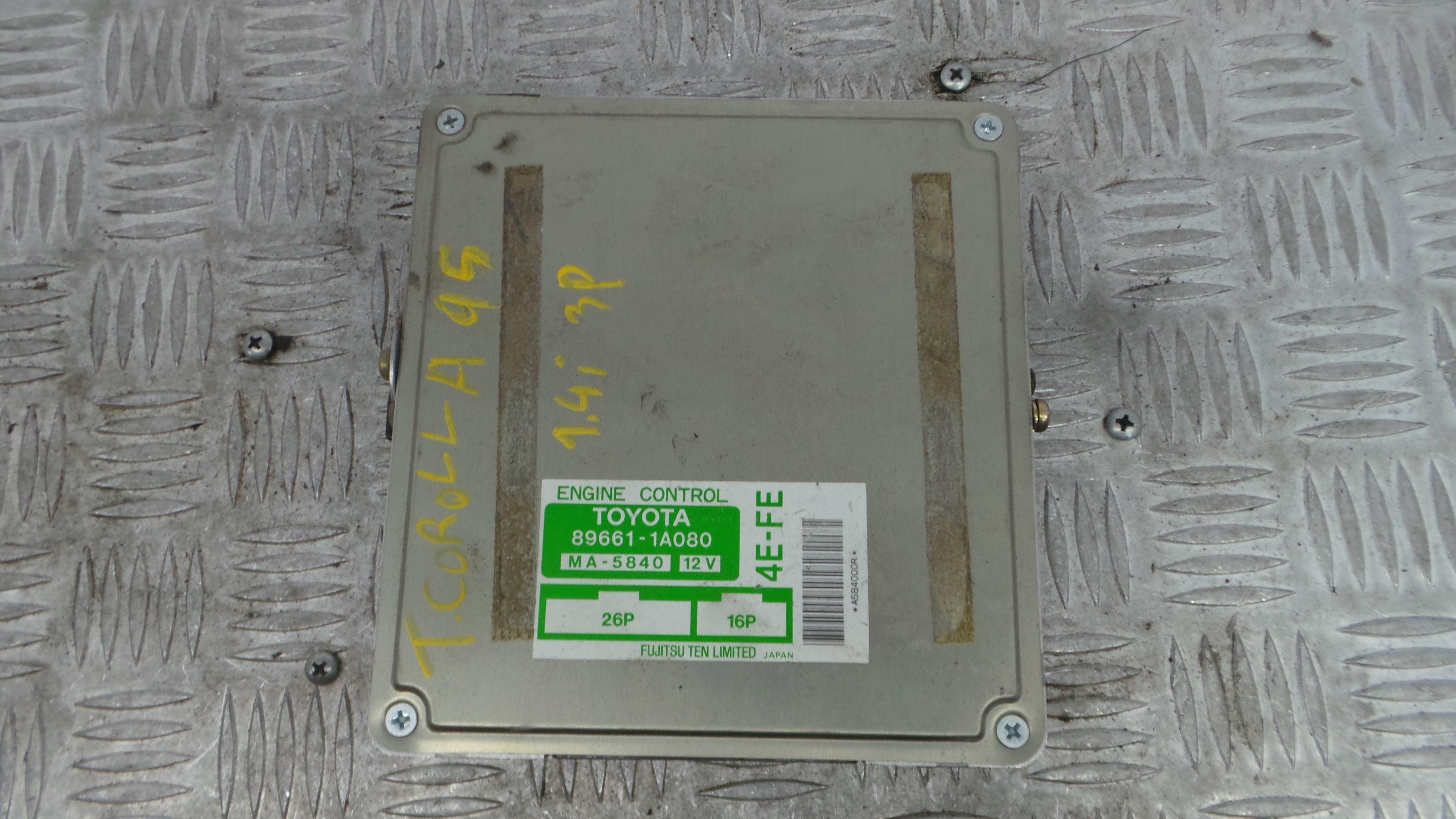 Centralina do Motor 89661-1A080 - TOYOTA COROLLA (_E10_)-38061908