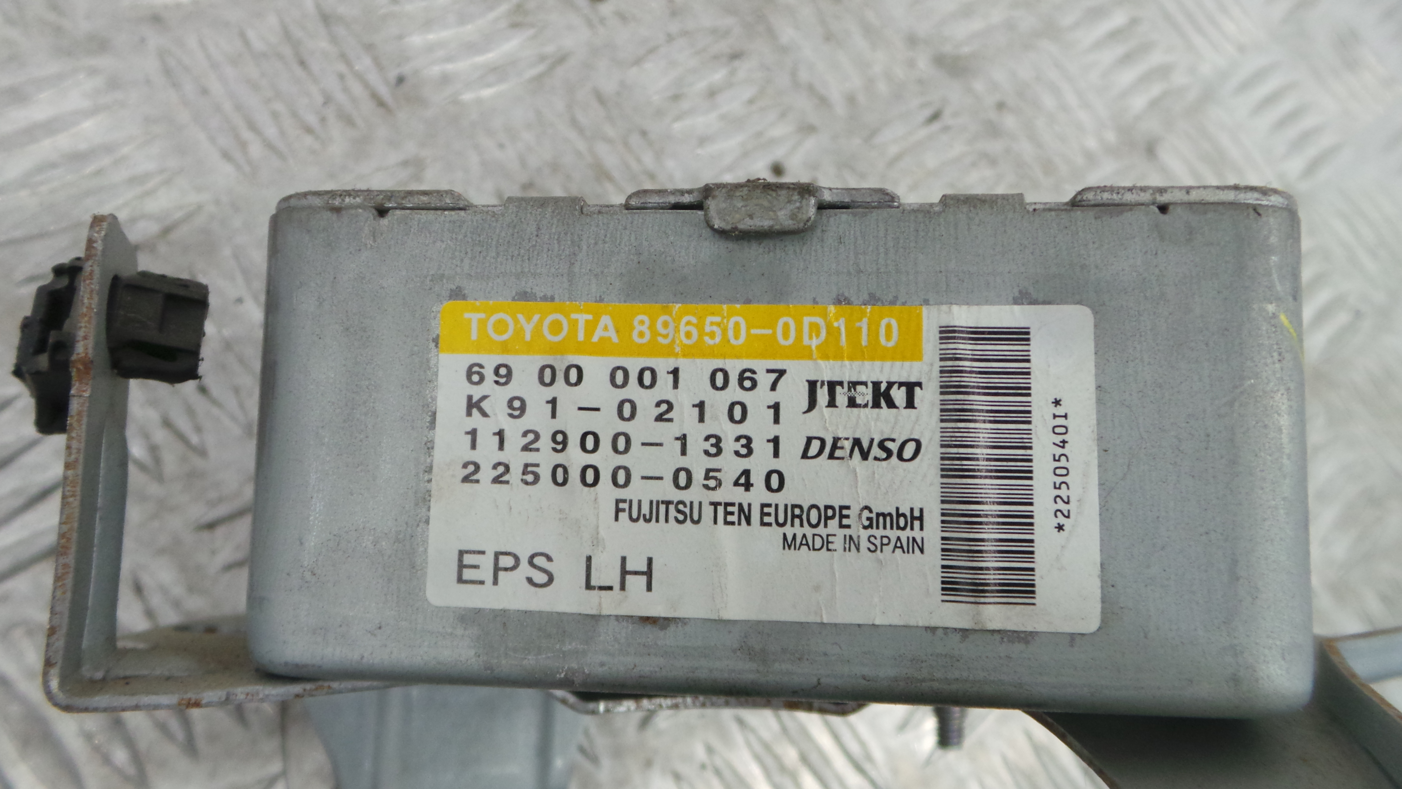 Centralina de Direção 89650-0D110 - TOYOTA YARIS (_P9_), YARIS/VITZ (_P9_)-38061968