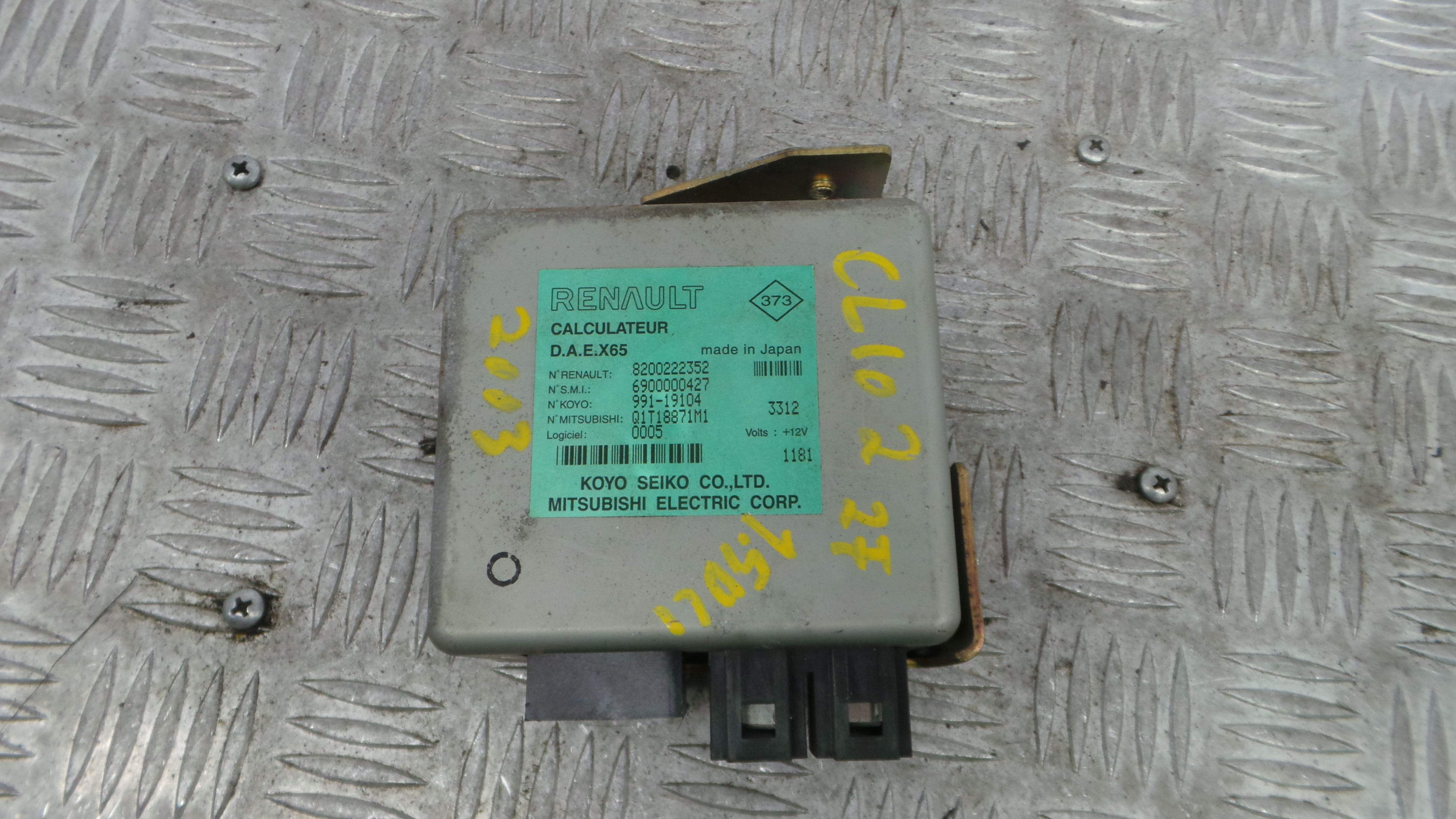 Centralina de Direção 8200222352 - RENAULT CLIO II (BB_, CB_), CLIO Mk II (BB_, CB_)-38061971