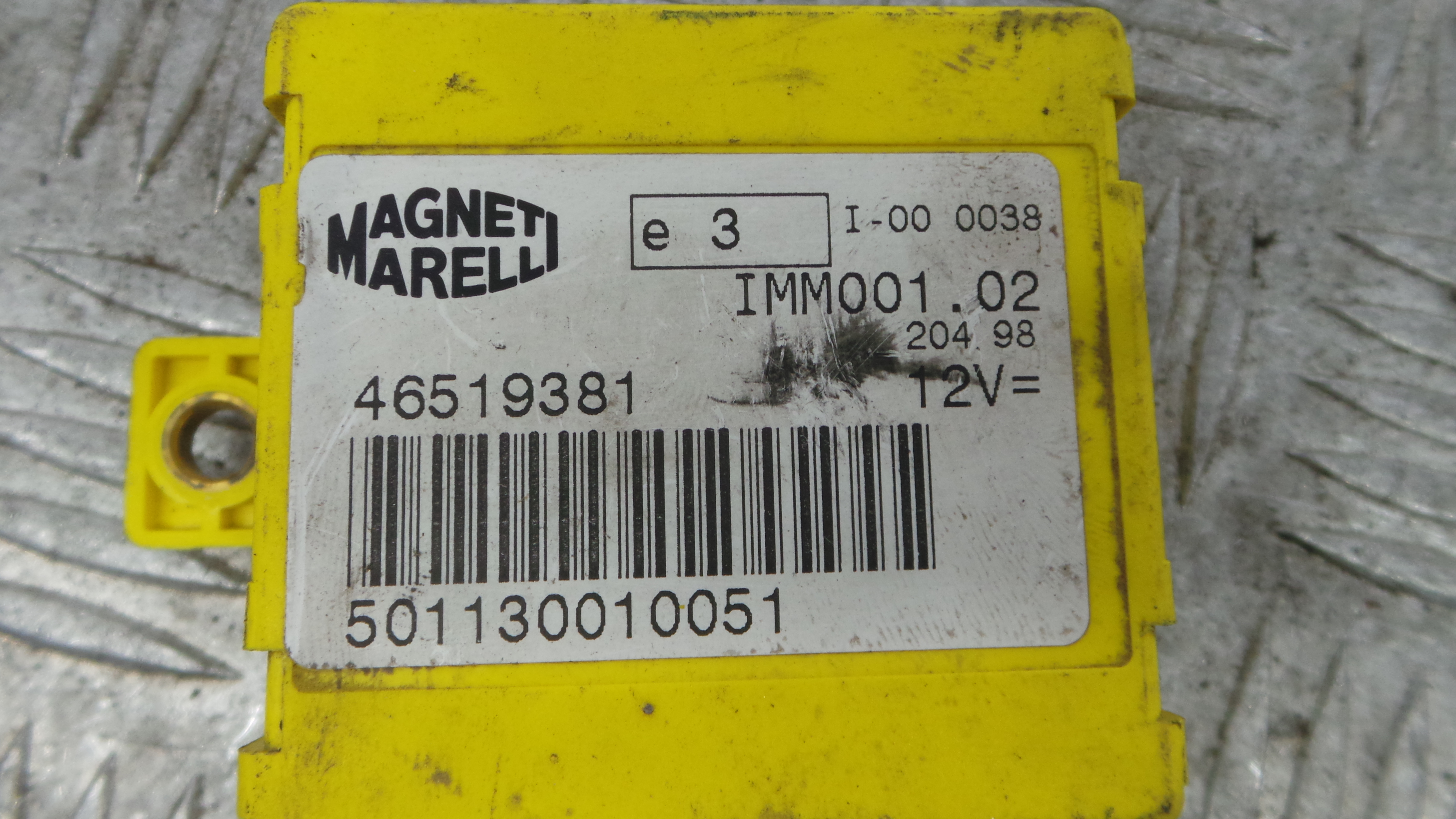 Centralina de Ignição (imobilizador) 46519381 - FIAT MAREA (185_)-38062472