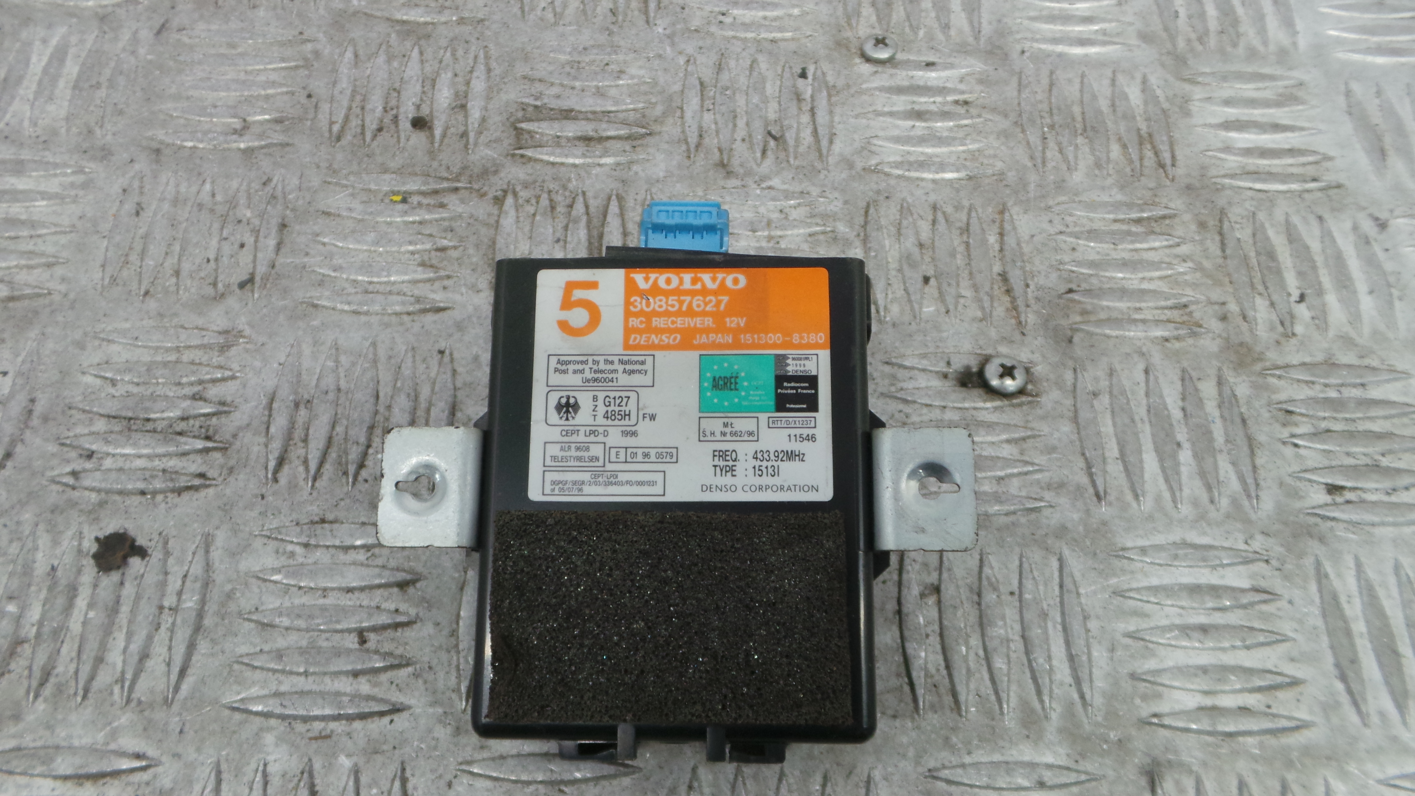 Centralina do Fecho Central 30857627 - VOLVO V40 Combi (645)-38062478