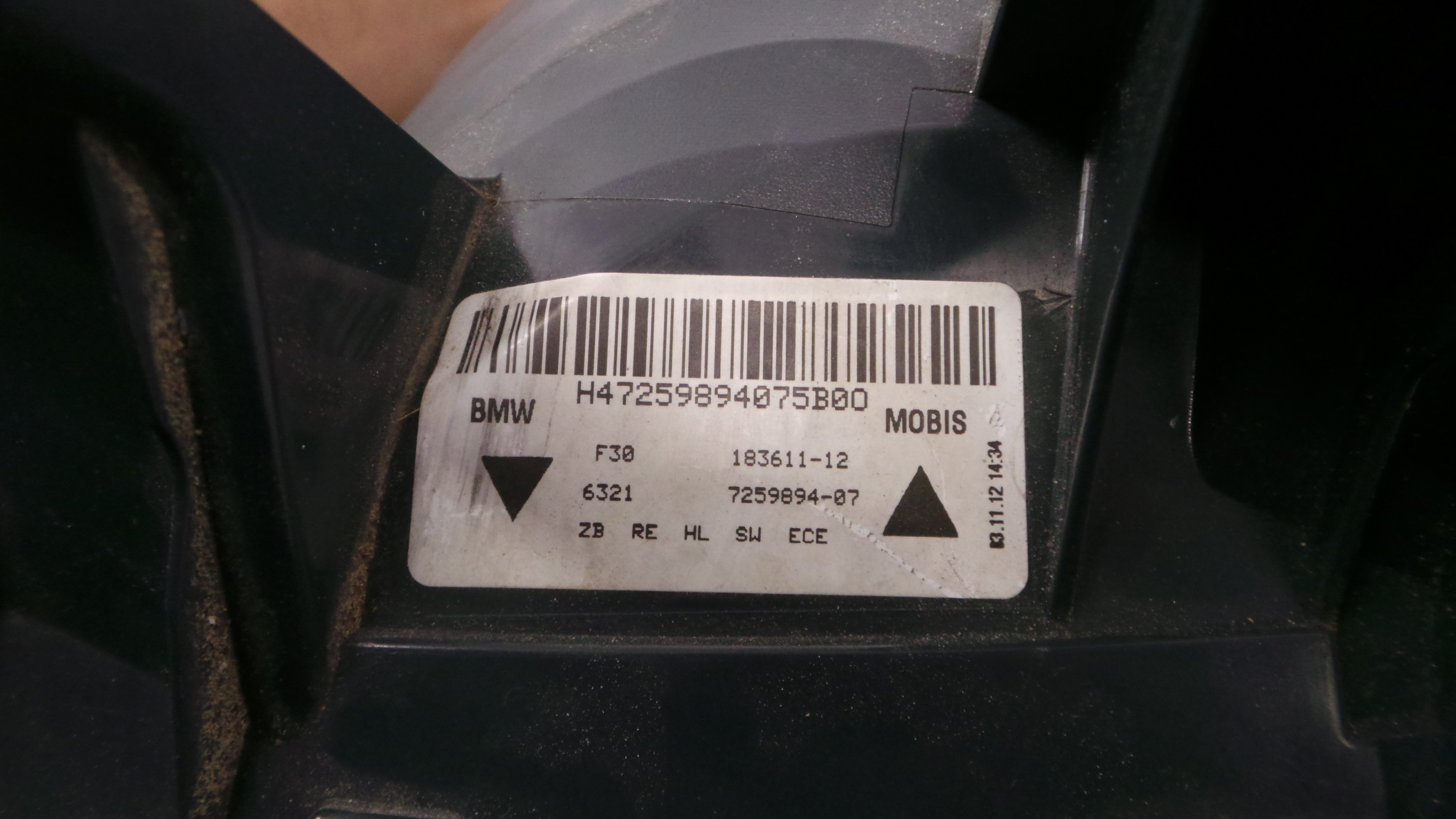 Farolim Stop Dto 63.21-7259884 - BMW 3 (F30, F80)-38062679