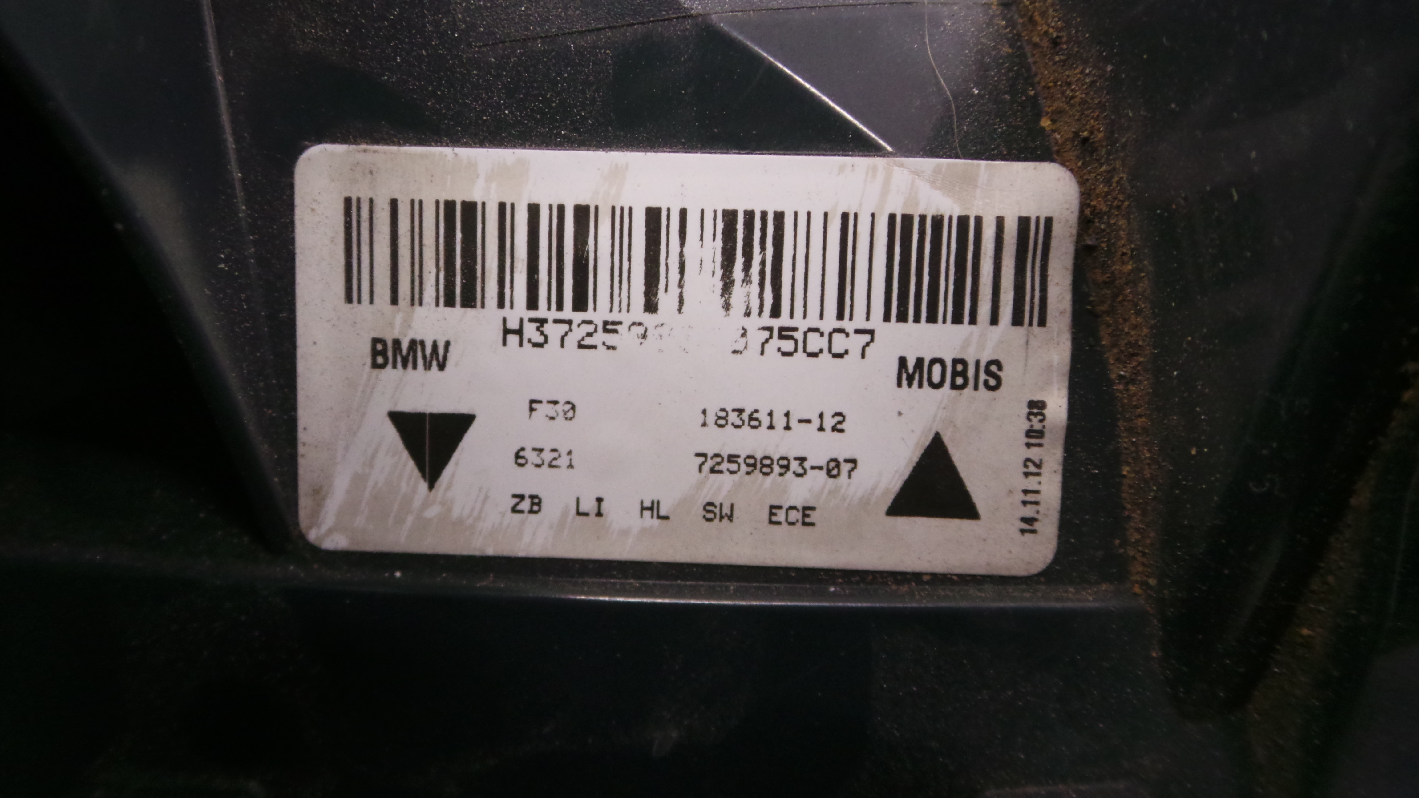 Farolim Stop Esq 63.21-7259893 - BMW 3 (F30, F80)-38062682