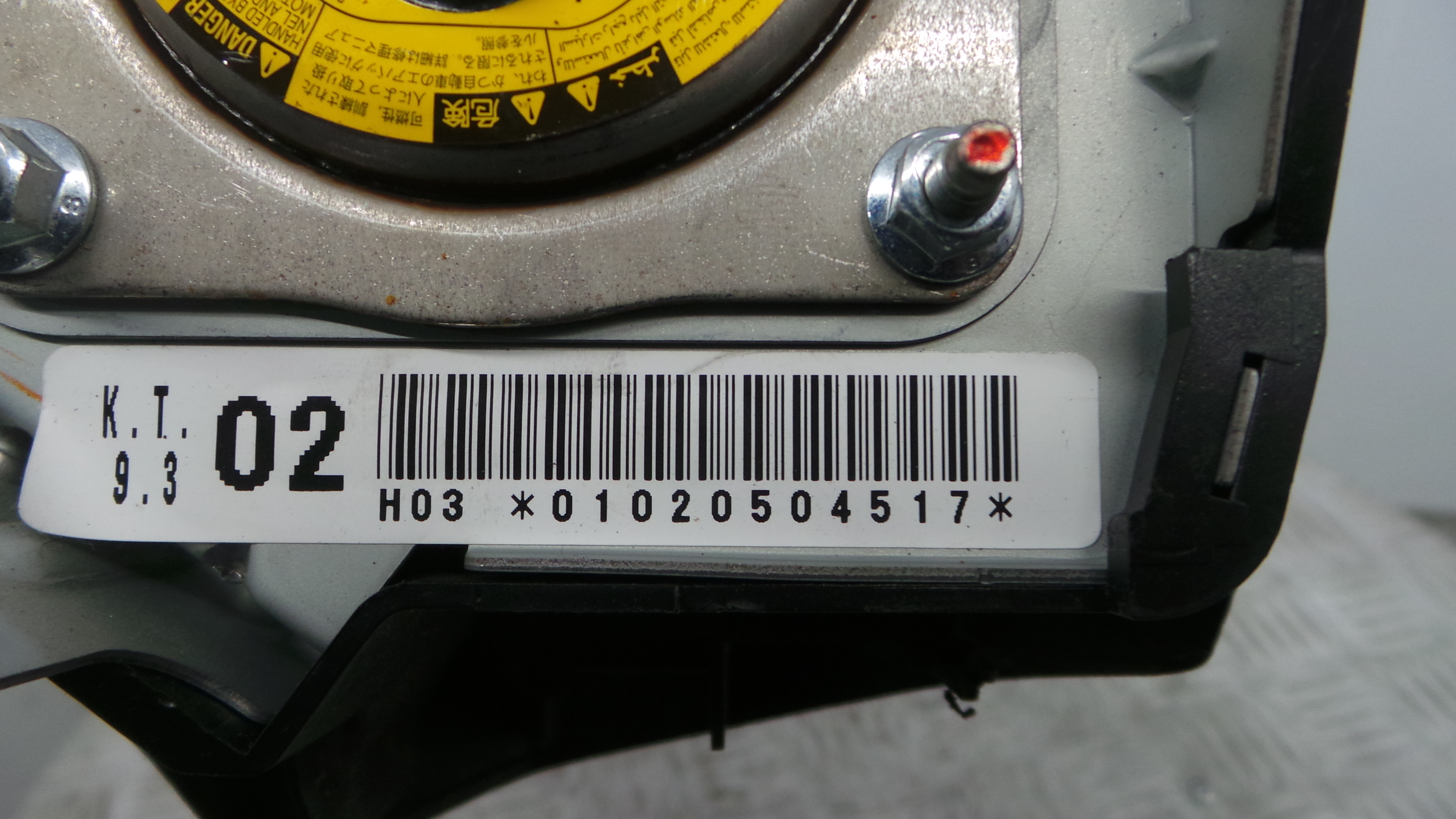 Airbag Volante 01020504517 - MAZDA 6 Station Wagon (GY)-38064739