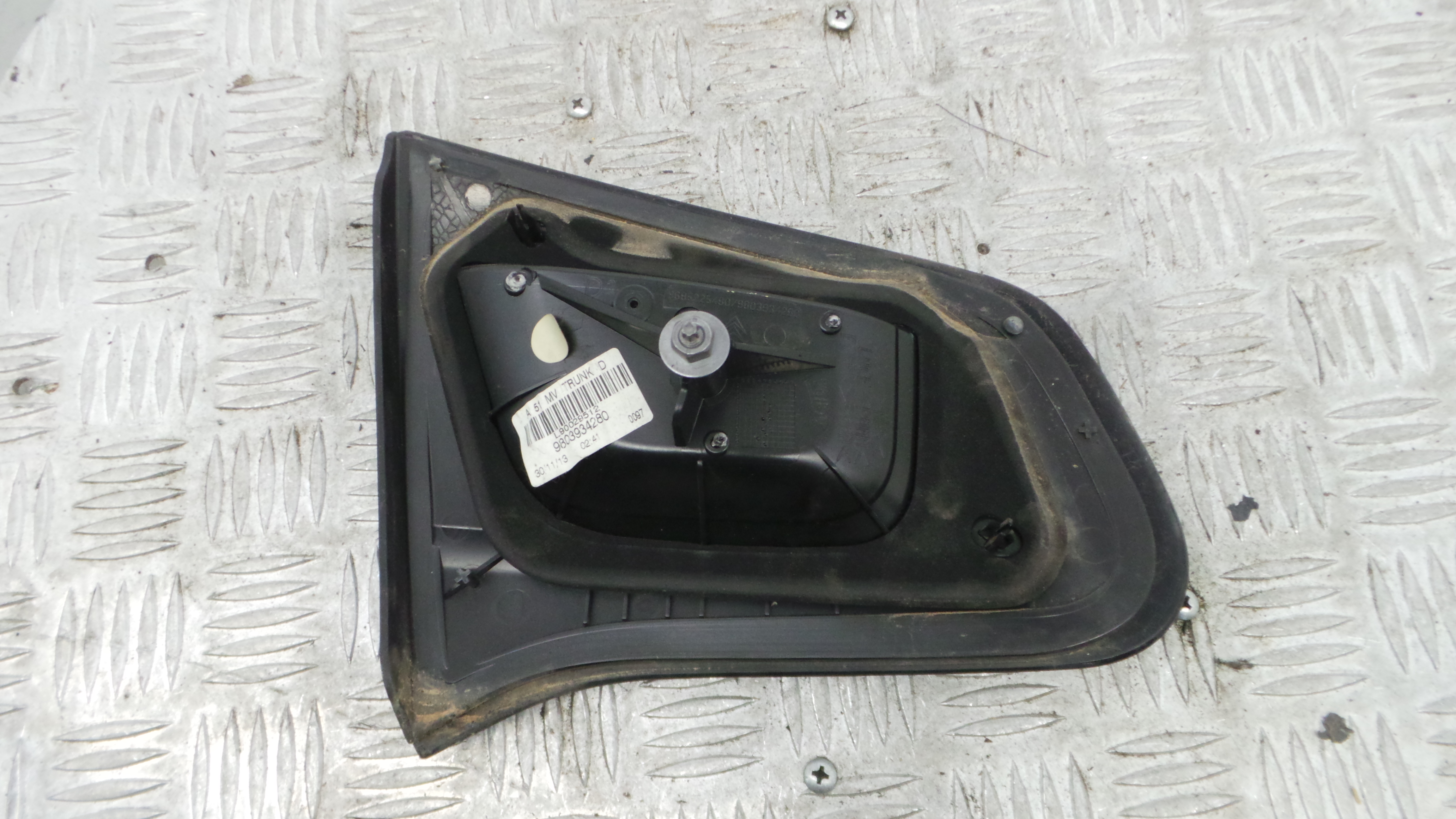 Farolim Mala Trás Dto 9803934280 - CITROËN C3 II (SC_)-38065365