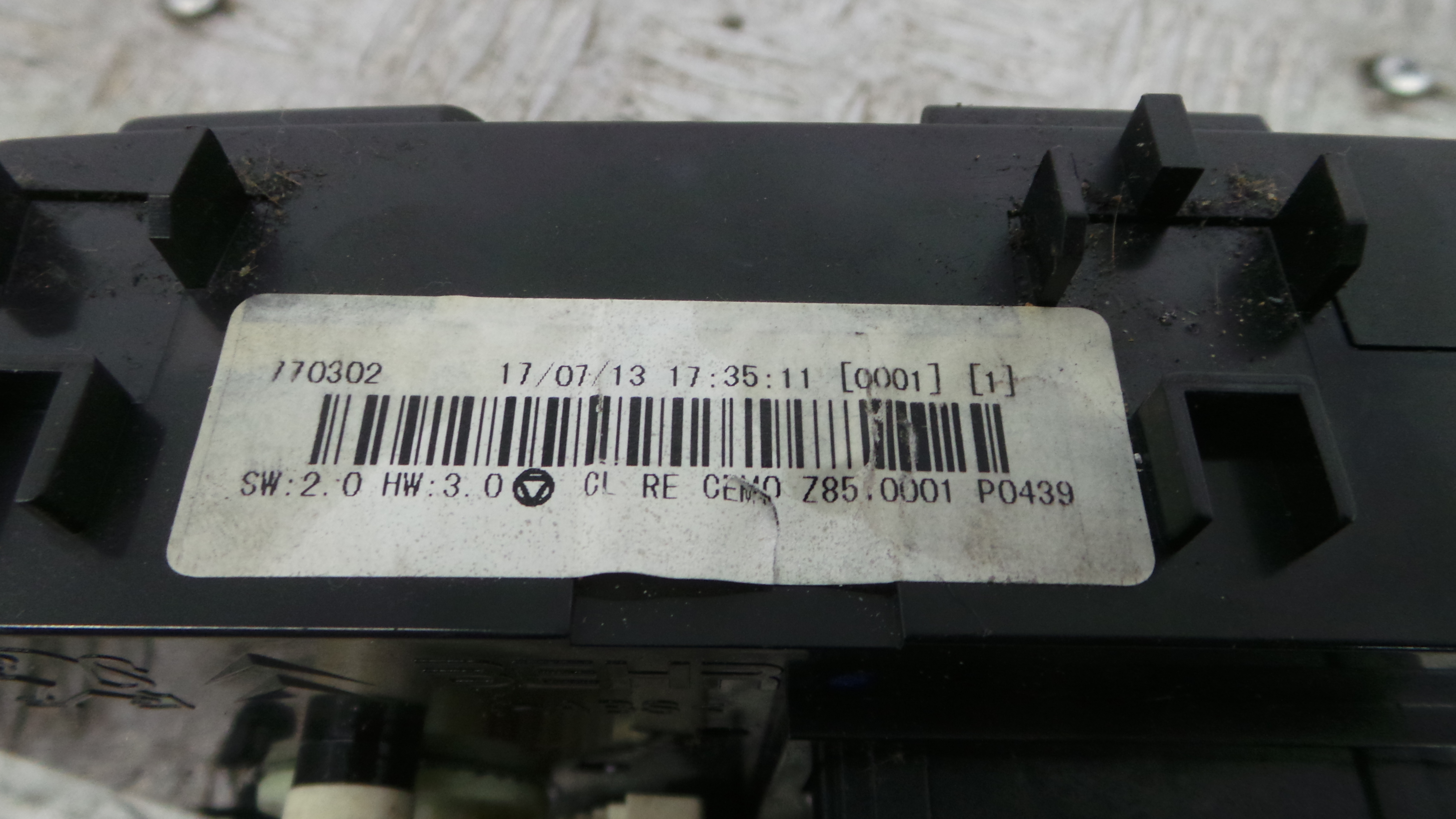 Comando da Sofagem / Climatronic 9675400180 - CITROËN C3 II (SC_)-38083520